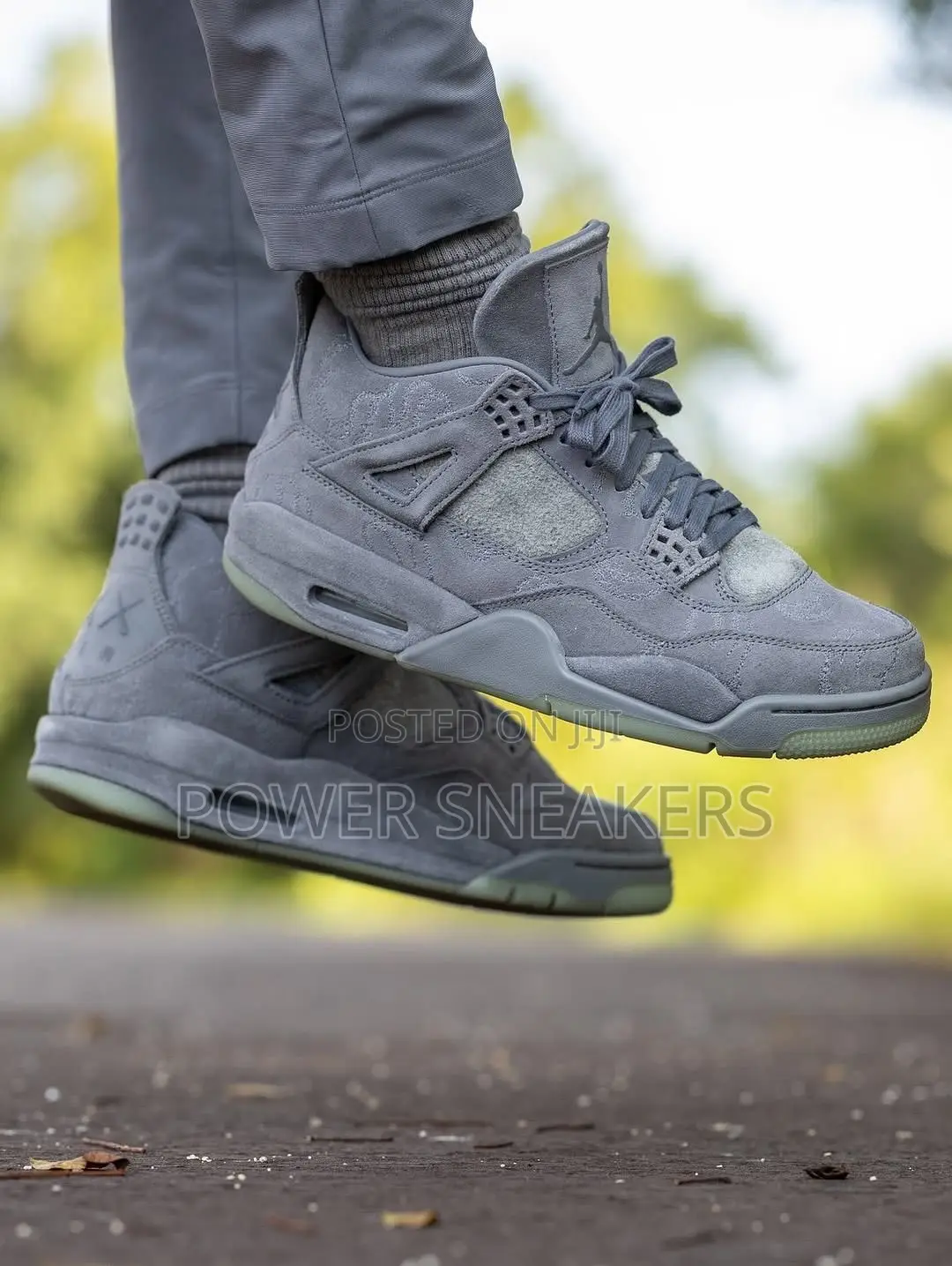 Jordan 4 Kaws Gray