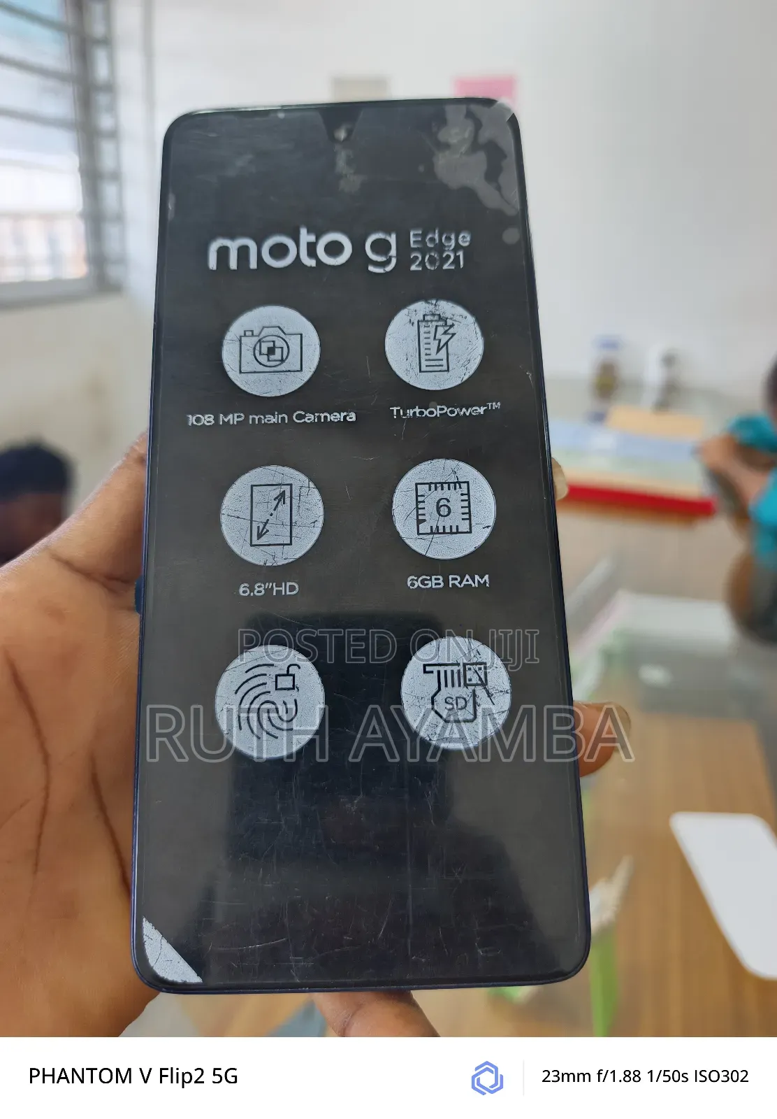 Motorola Edge 5G UW (2021) 128 GB Black