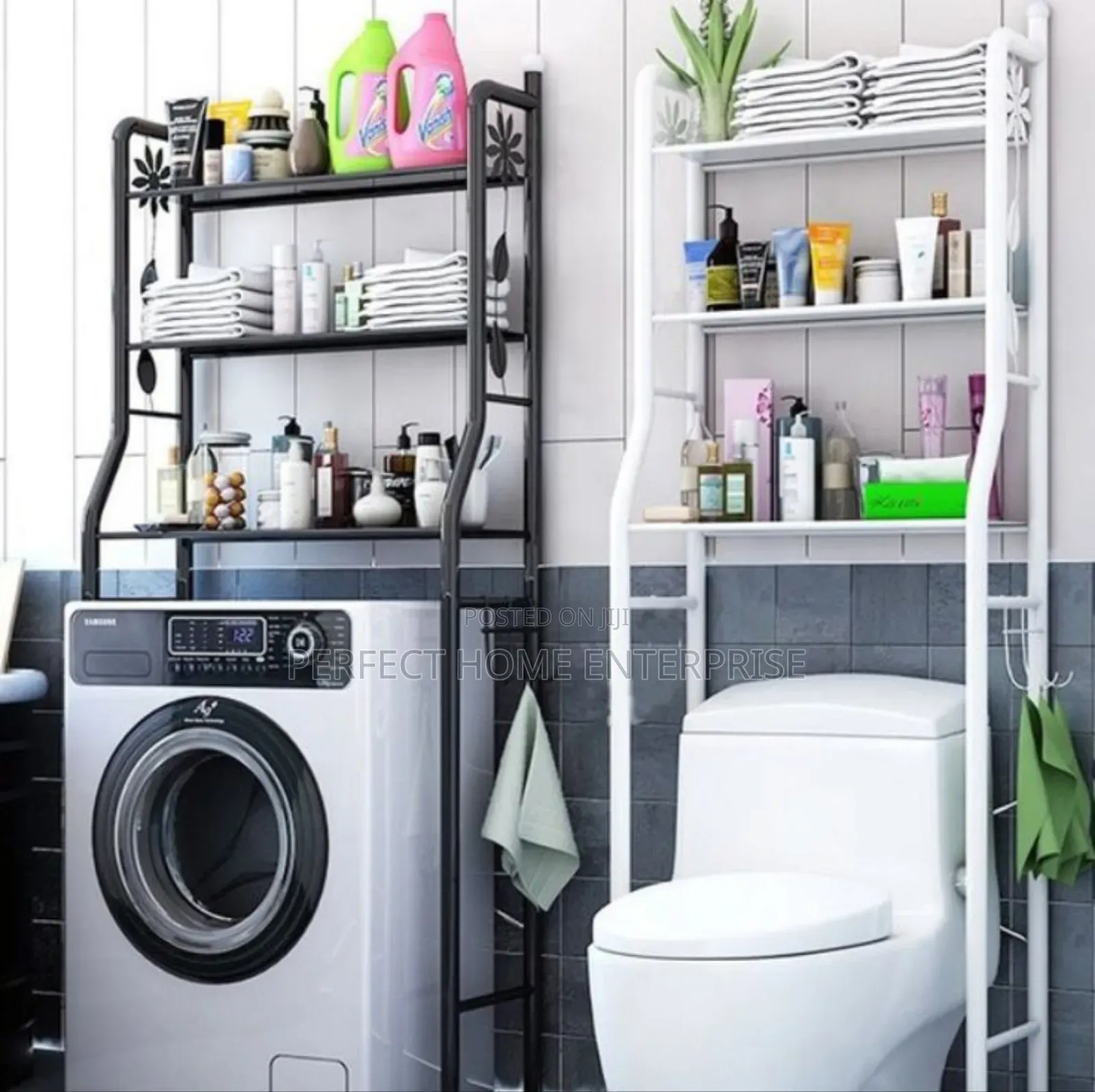 Toilet And Washing Machine Rack