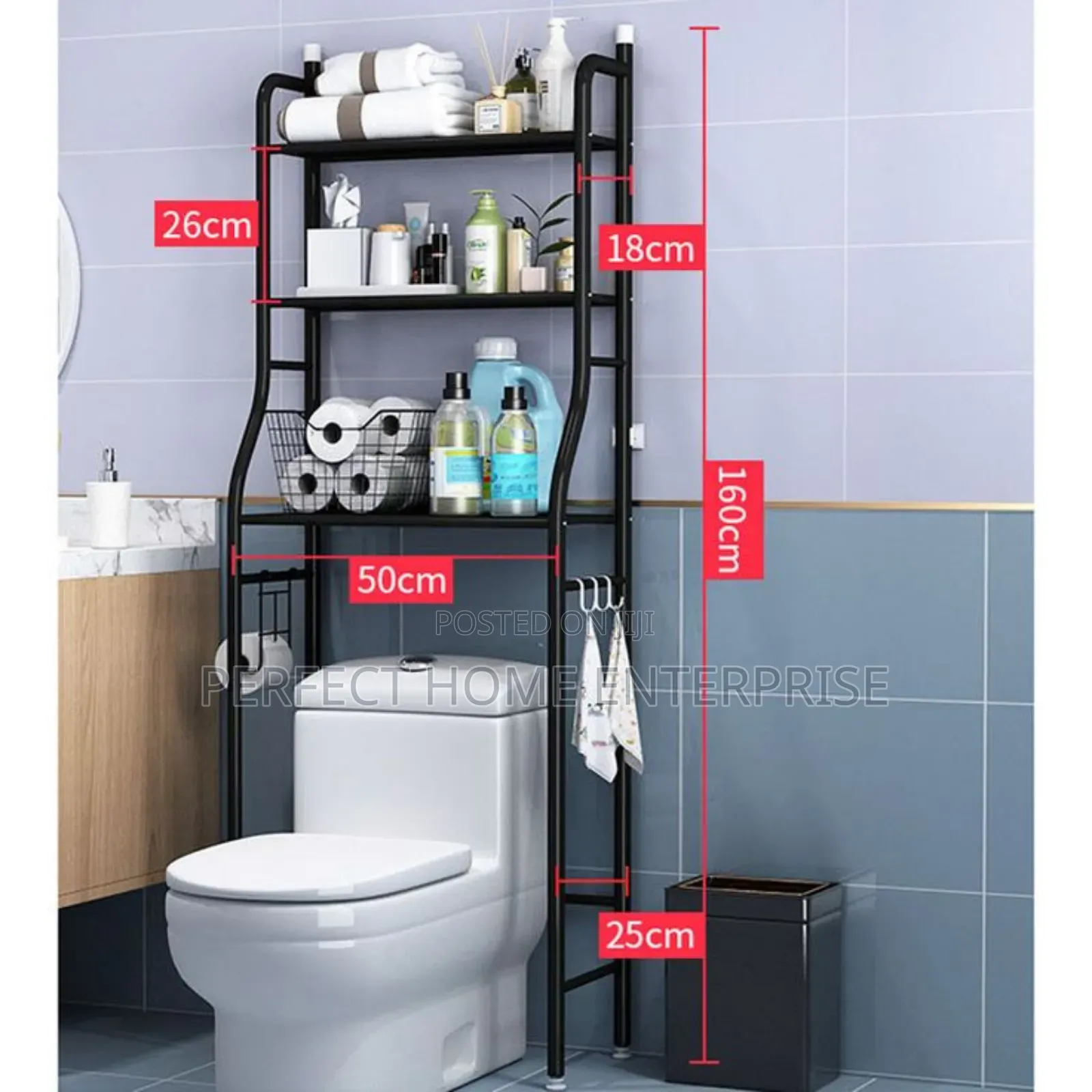 Toilet And Washing Machine Rack