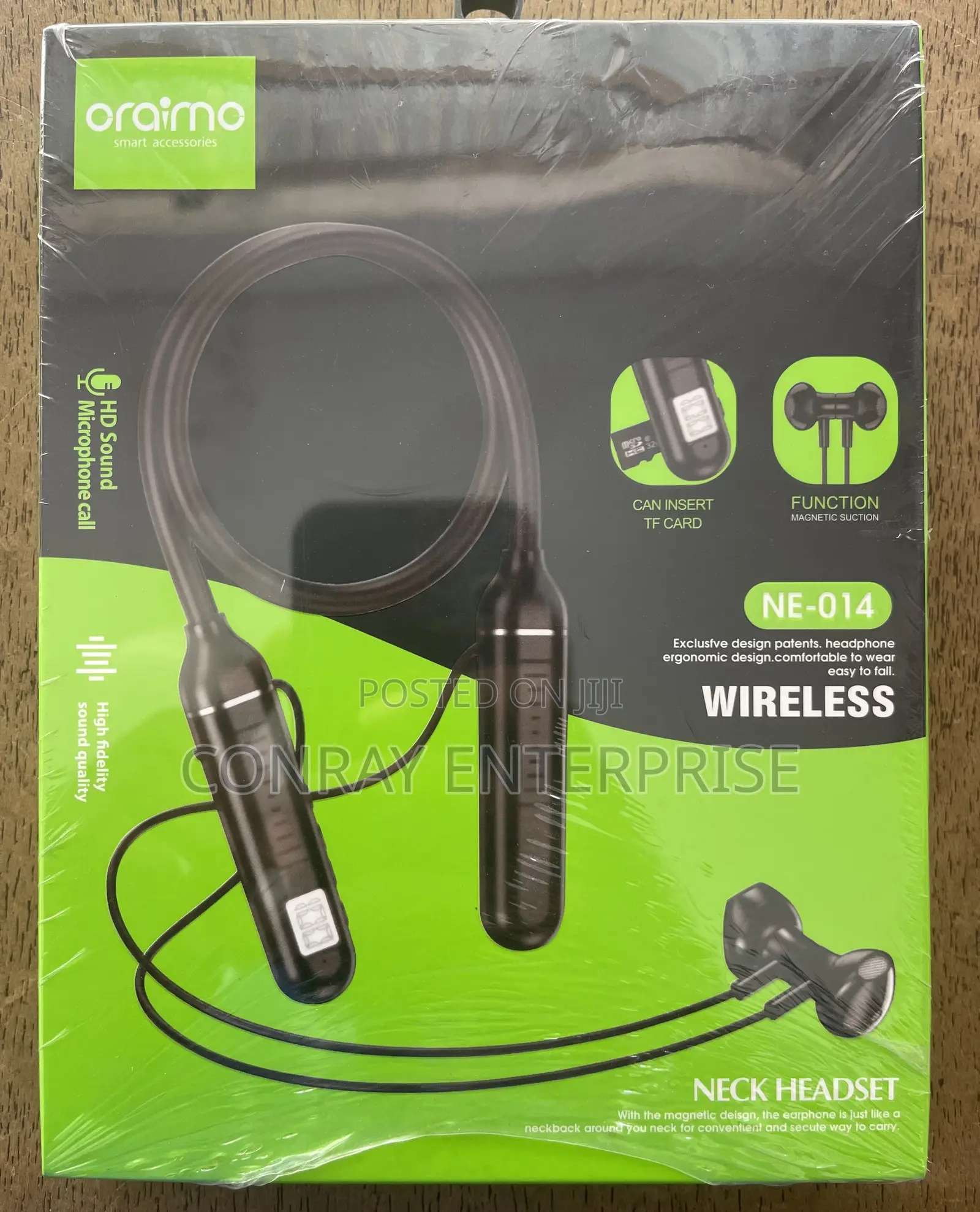 Oraimo Neckband Headphones.