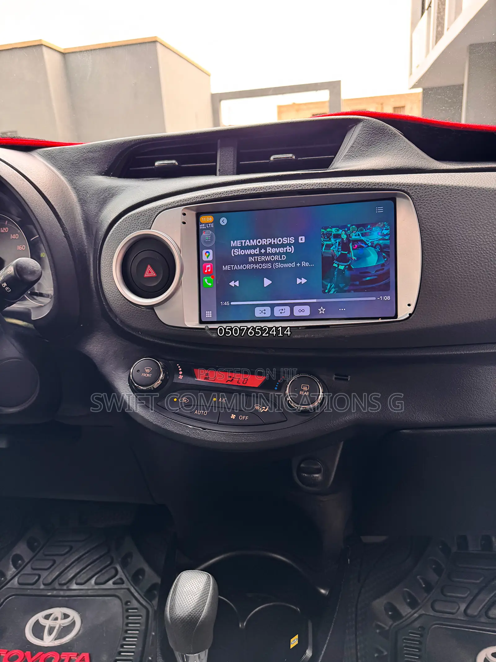 Toyota Vitz 1.3 FWD 5dr 2012 Black