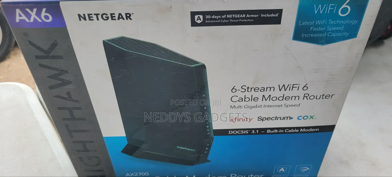 Netgear Nighthawk Ax6 Wi-Fi 6 Ieee 802.11ax Wireless Router