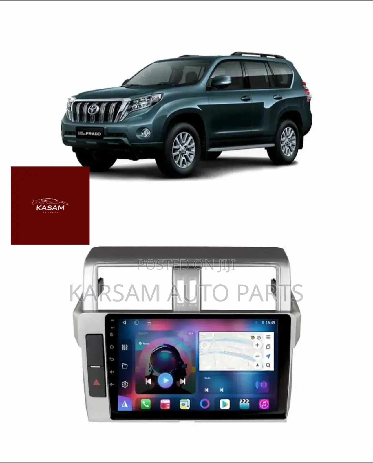 Toyota Landcruiser Prado 2014 Android Screen