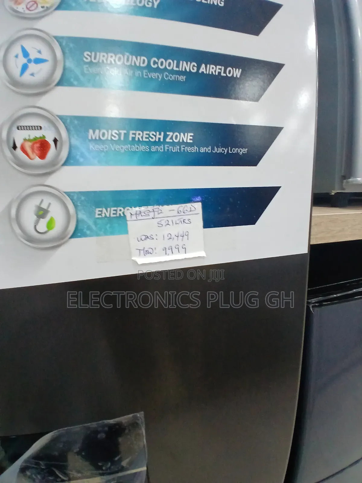 Nasco 521 Litres Side by Side Refrigerator