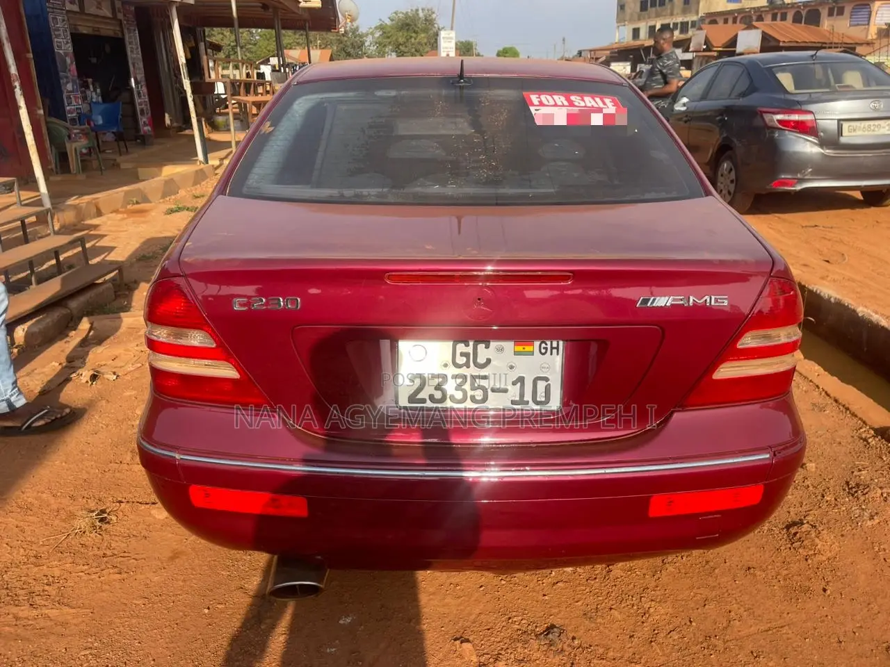 Mercedes-Benz C230 2014 Red