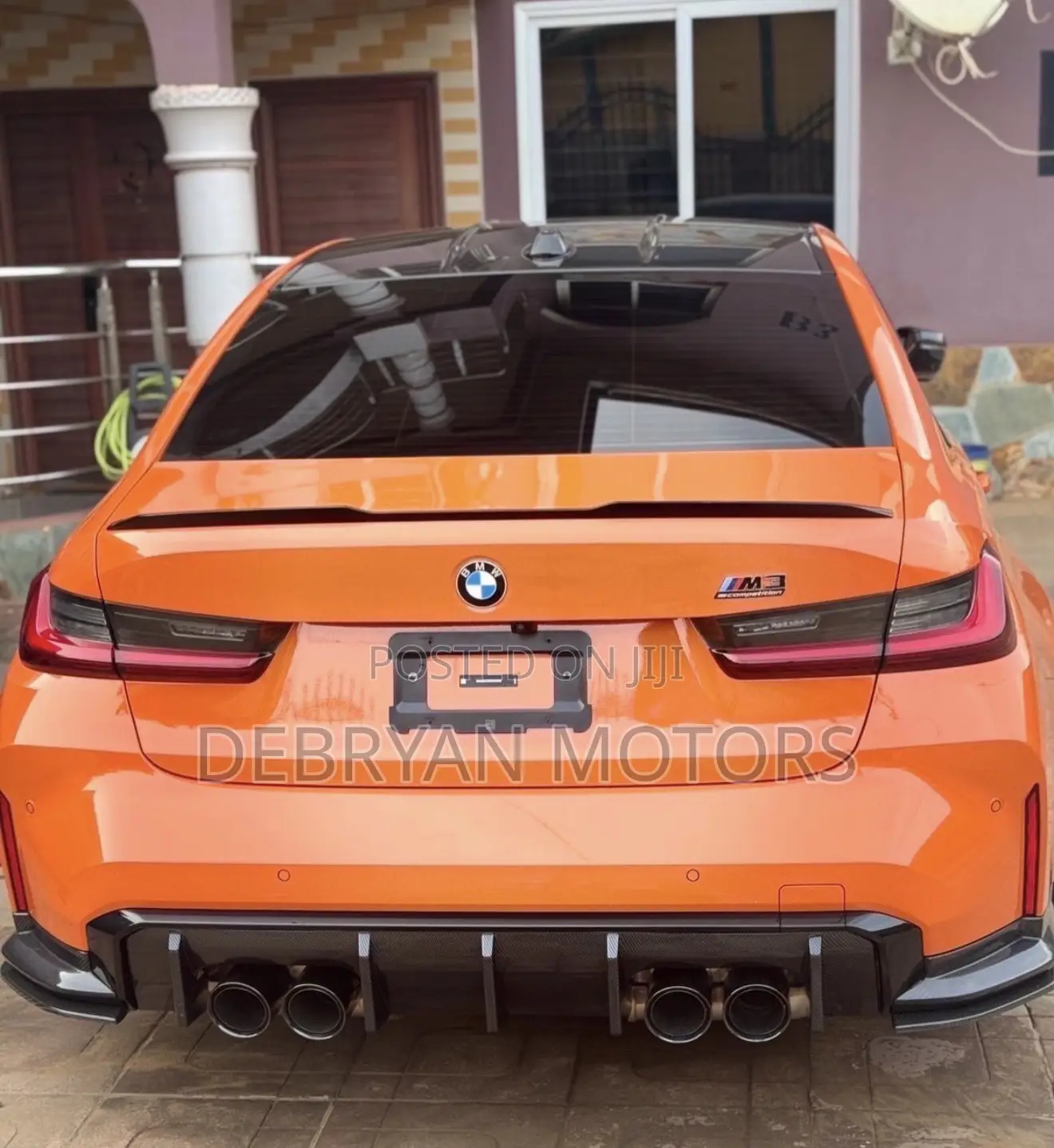 BMW M3 Competition xDrive Sedan 2025 Orange
