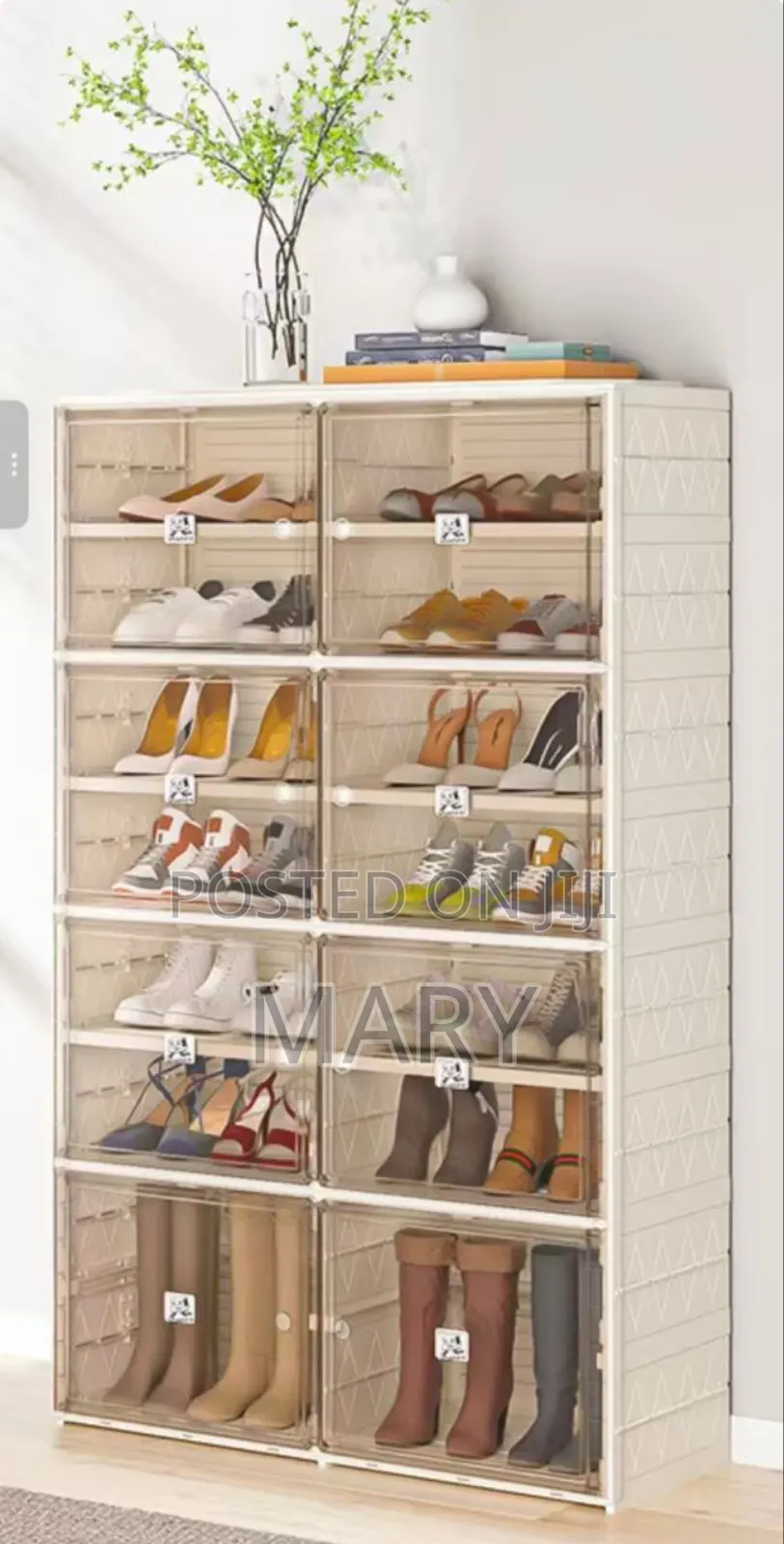 10 Door Foldable Shoes and Clothes Organizer