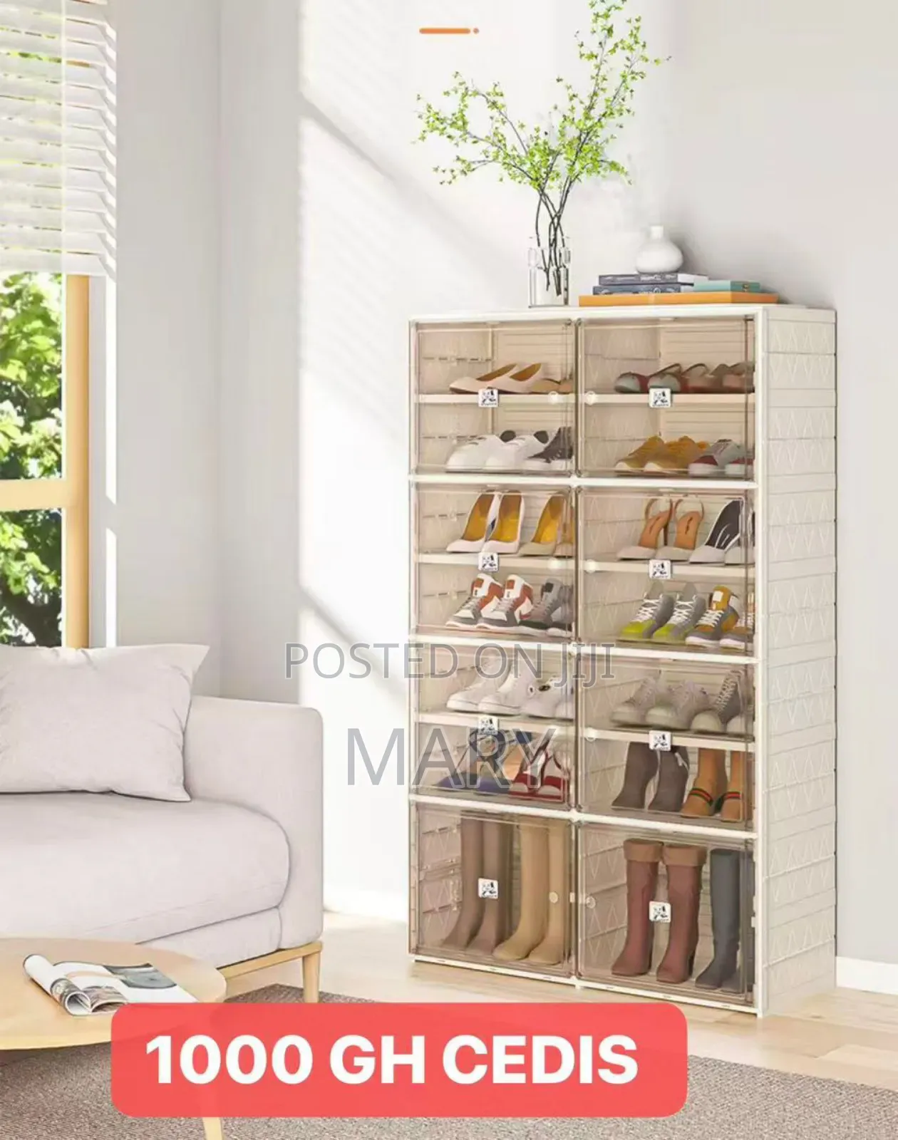10 Door Foldable Shoes and Clothes Organizer