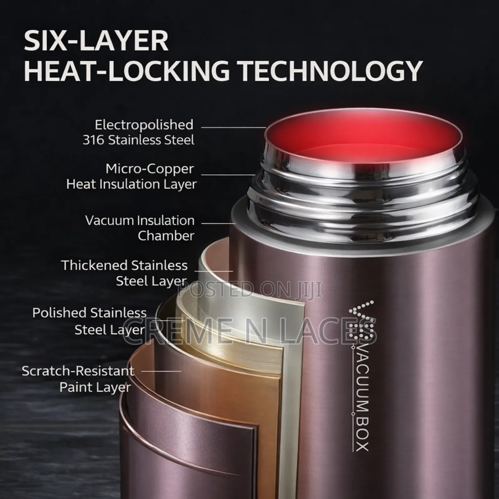 1000ml Vaccum/Lunch Box