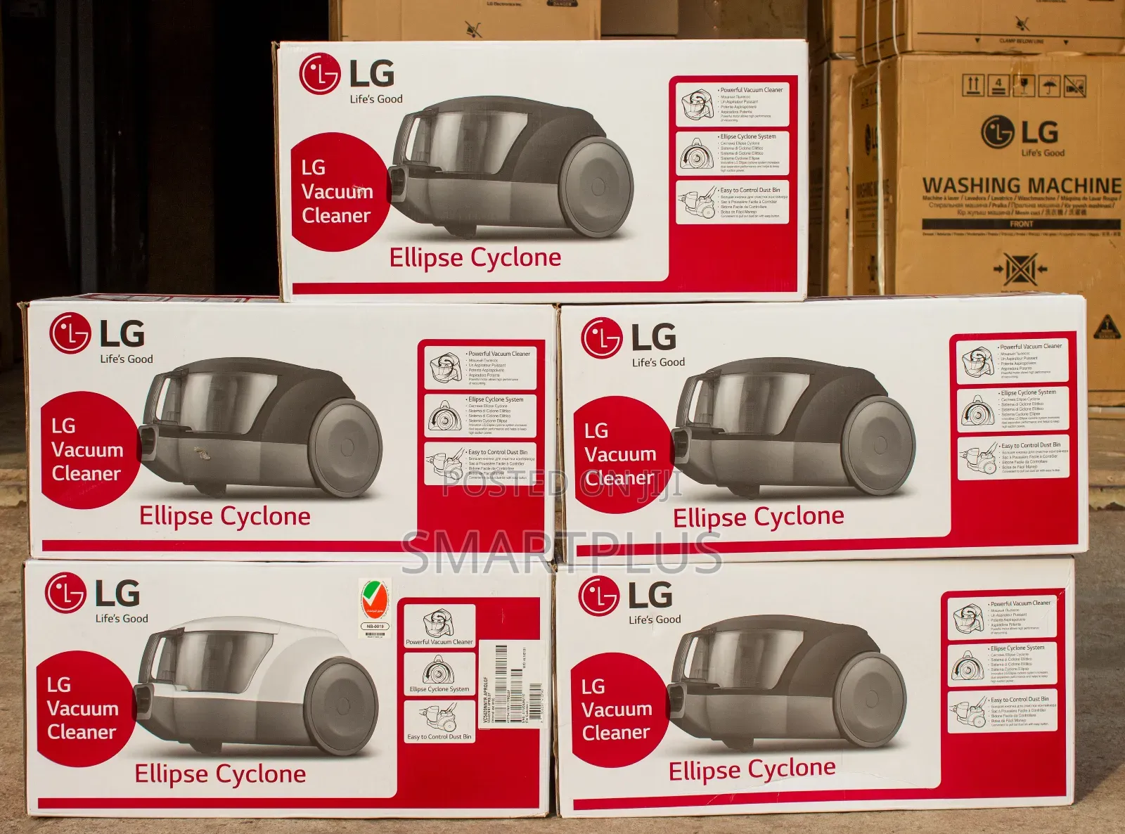 Lg Bagless Vacuum Cleaner - 1.3 Litres 200 Watt Vc5420nntr (Original)