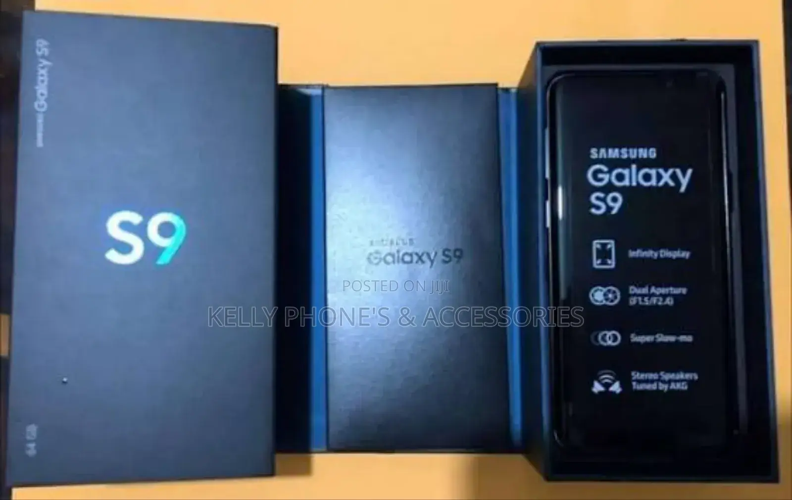 New Samsung Galaxy S9 64 GB Black