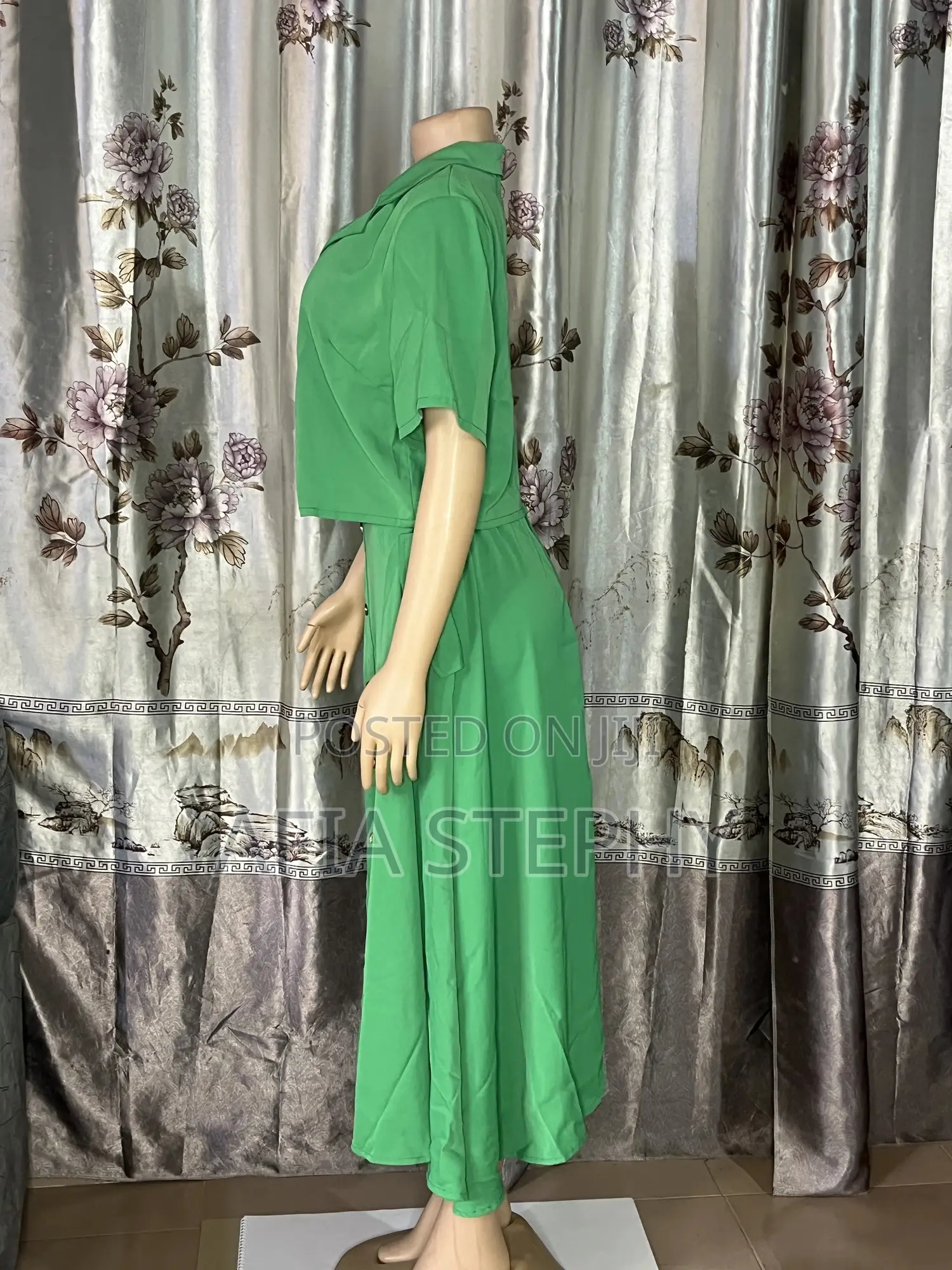 Green Skirt and Top