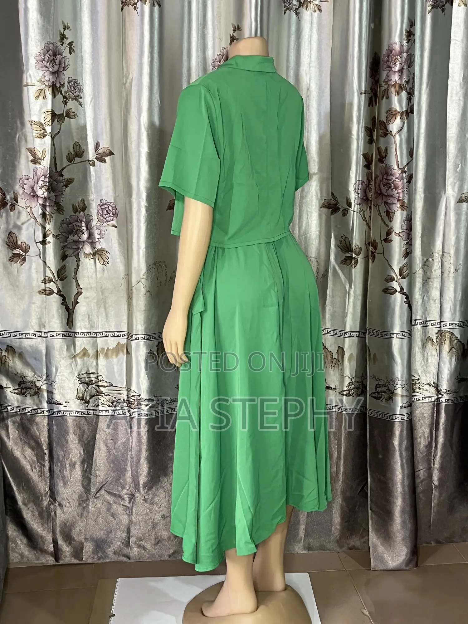 Green Skirt and Top