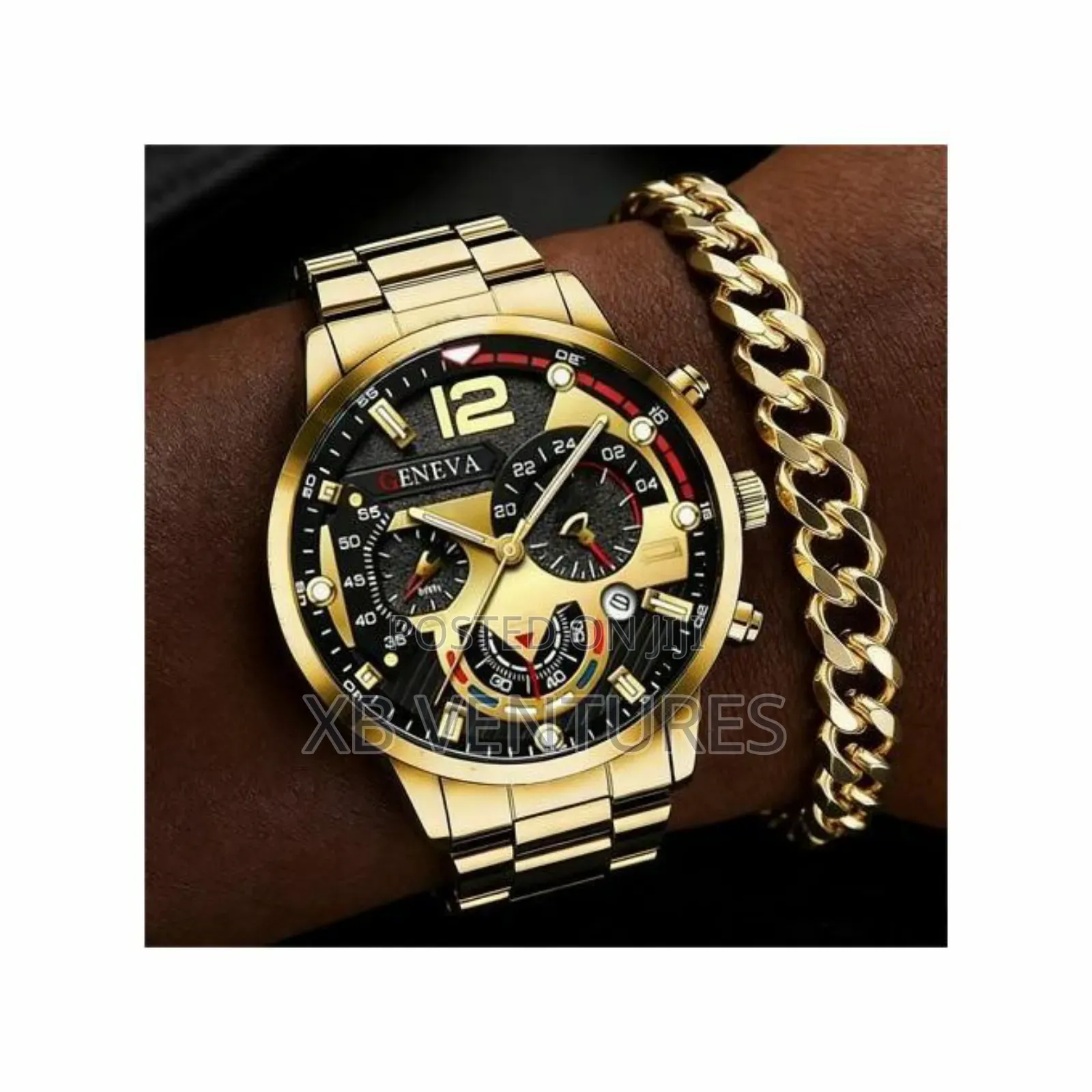 High-End Business Dress Watch Stainless Bracelet