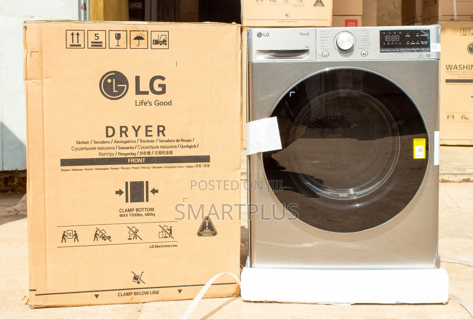 9kg Lg A+ Dual Inverter Rh90v9pv8n Heat Pump Dryer (Original)