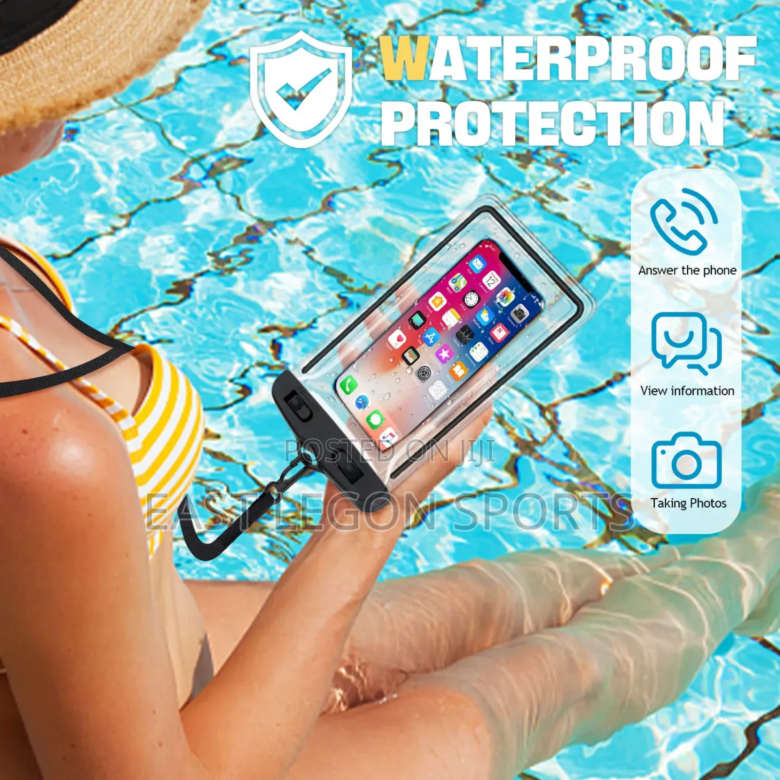 Water Proof Phone Case Swimming Pool Beach Under Water