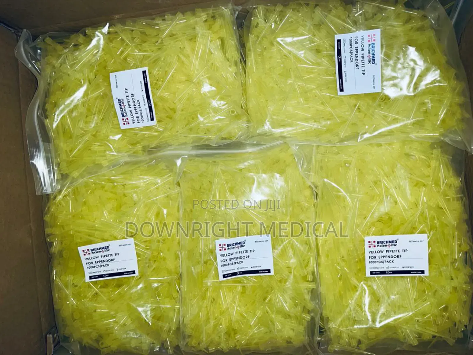 Yellow Pippete Tips 200ul