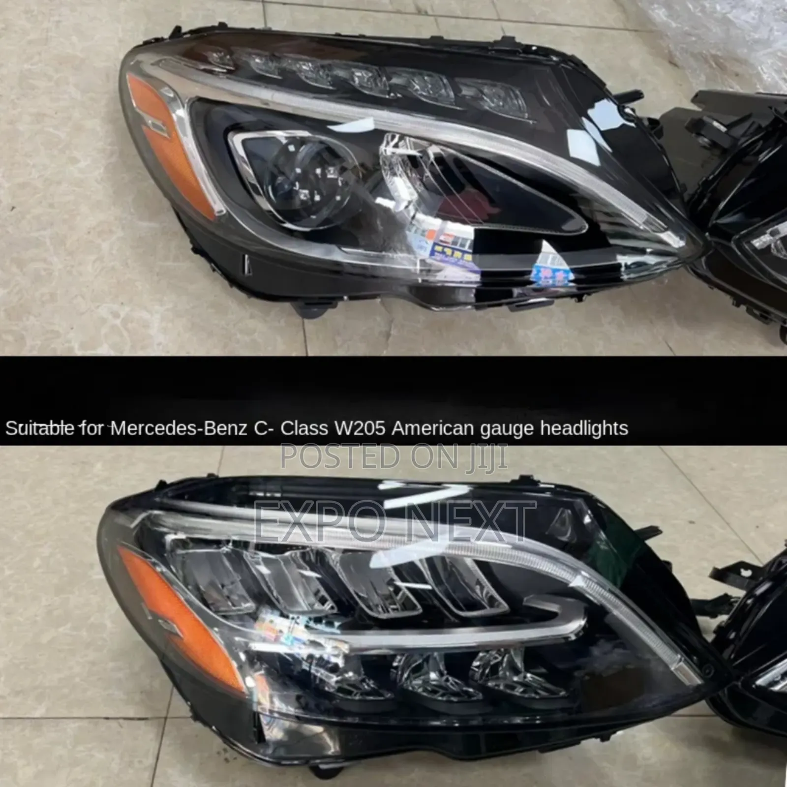 Mercedes-Benz W205 C200/C250/C260/C300 Original Us Led Headlight Used