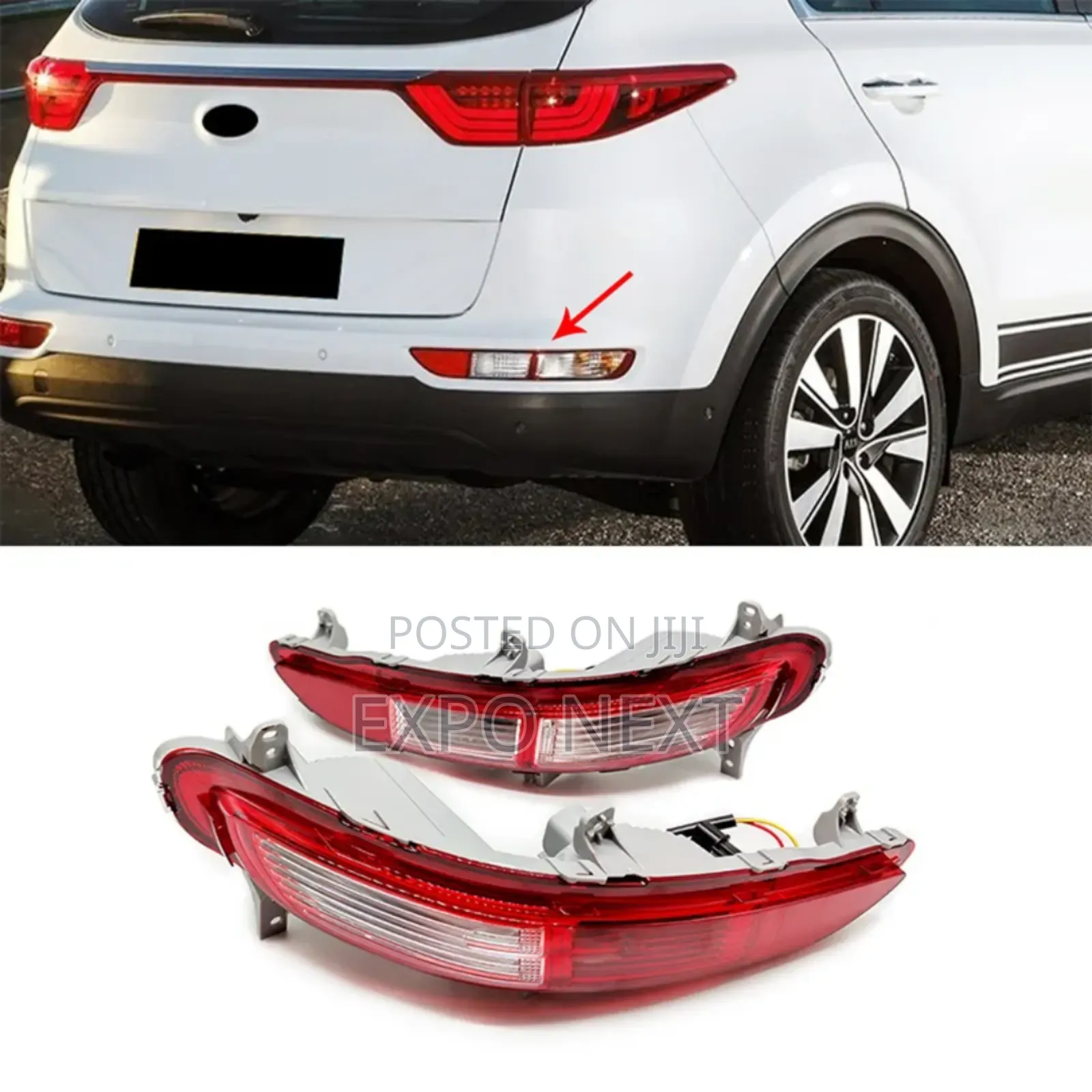 Bumper Reflector Car Rear Lamp For Kia K5 Sportage 2016-2018