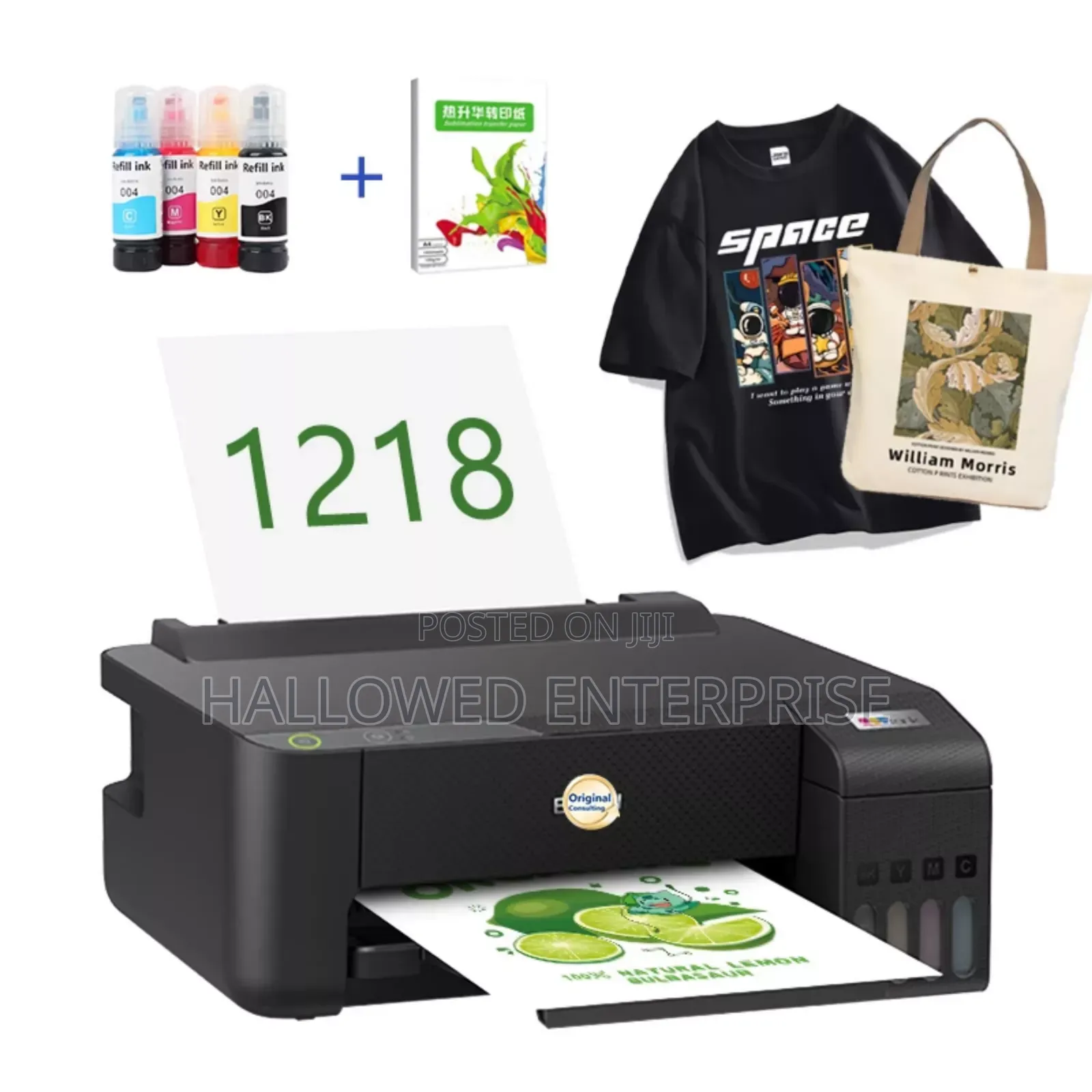 Original Epson L1218 Photo and Sublimation Printer