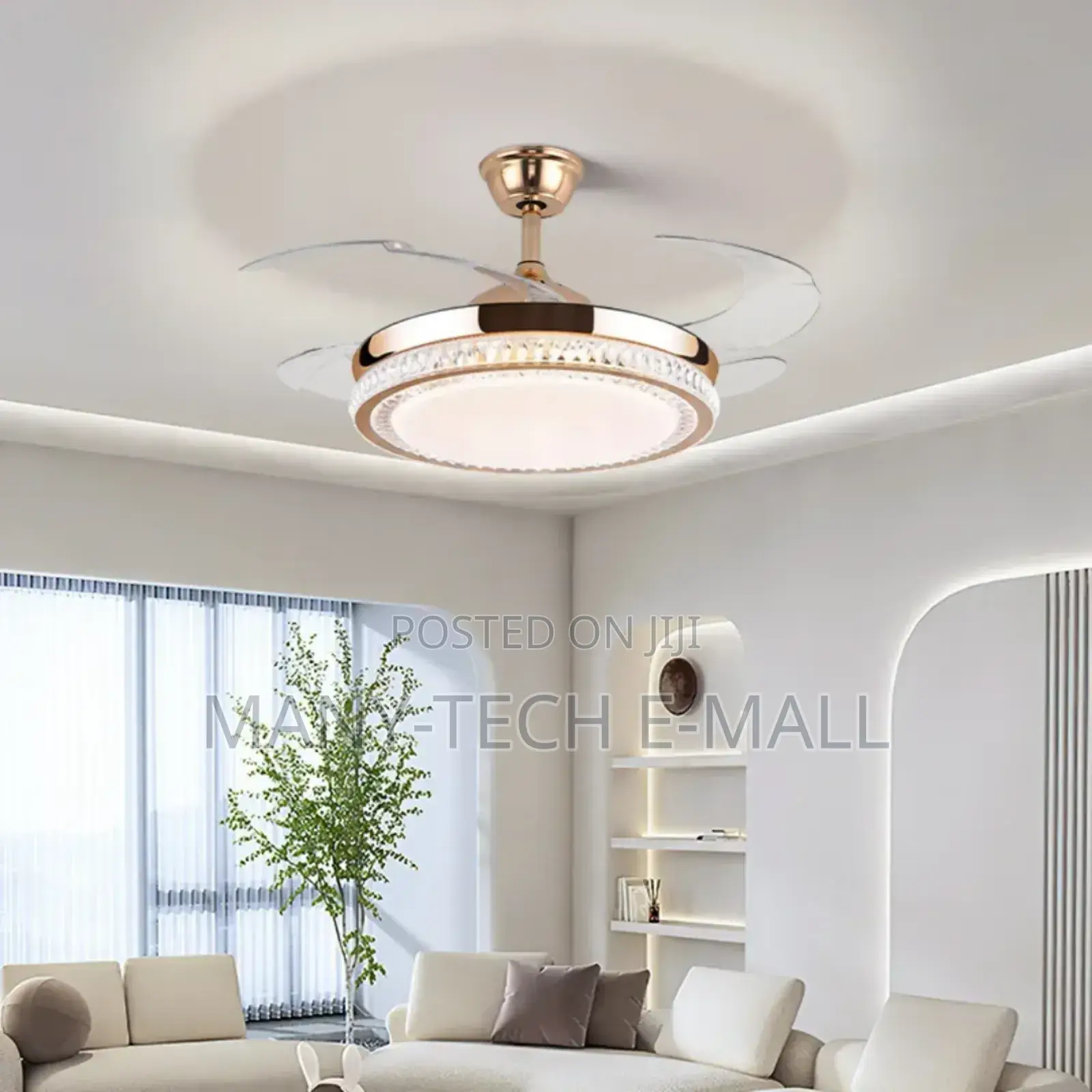 Luxurious Ceiling Fan With Light