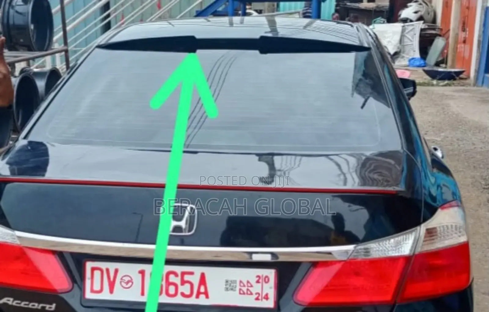 Universal Wind Glass Back Lip Spoilers Type A