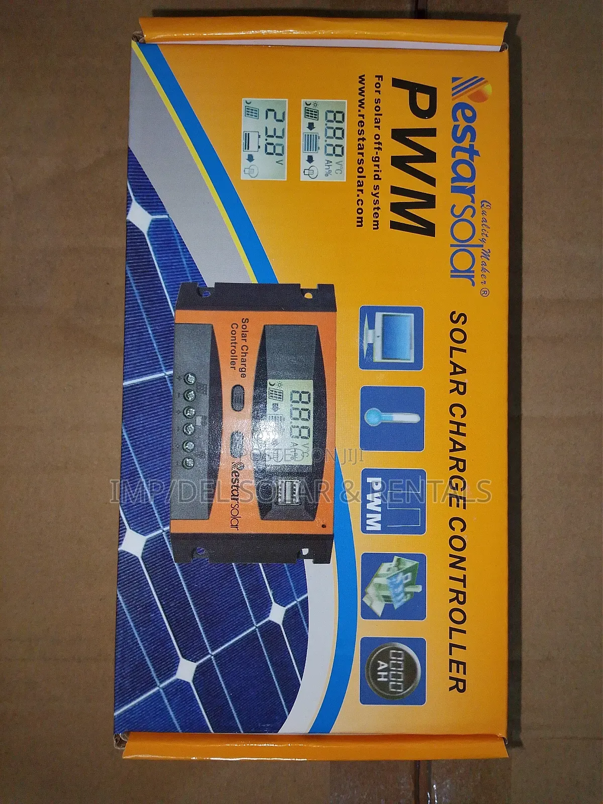 10a Pwm Solar Charge Controller With Usb 2 Ports