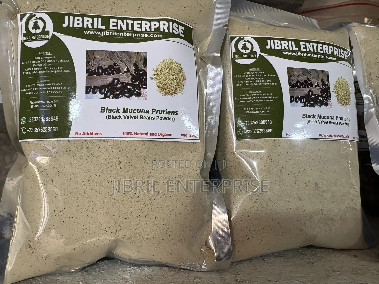 Black Mucuna Pruriens (Black Velvet Beans)Powde, 200g /30gh