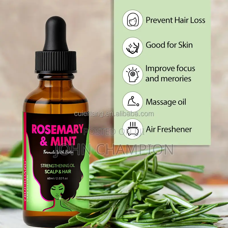Rosemary Mint Hair Strengthening Oil