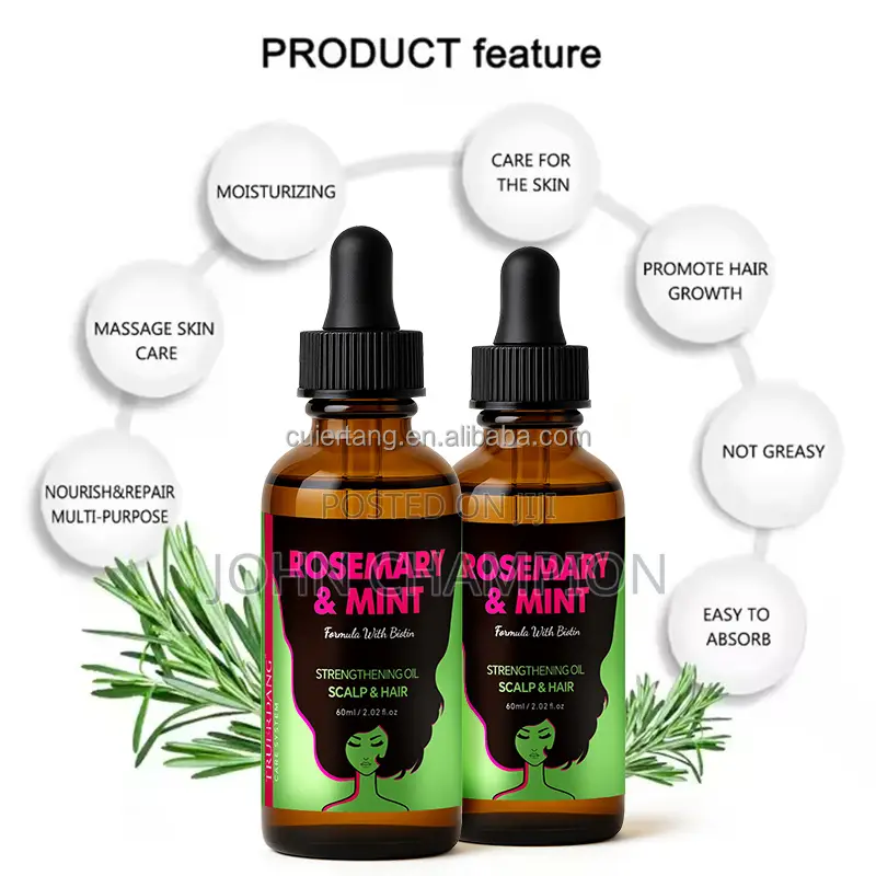 Rosemary Mint Hair Strengthening Oil