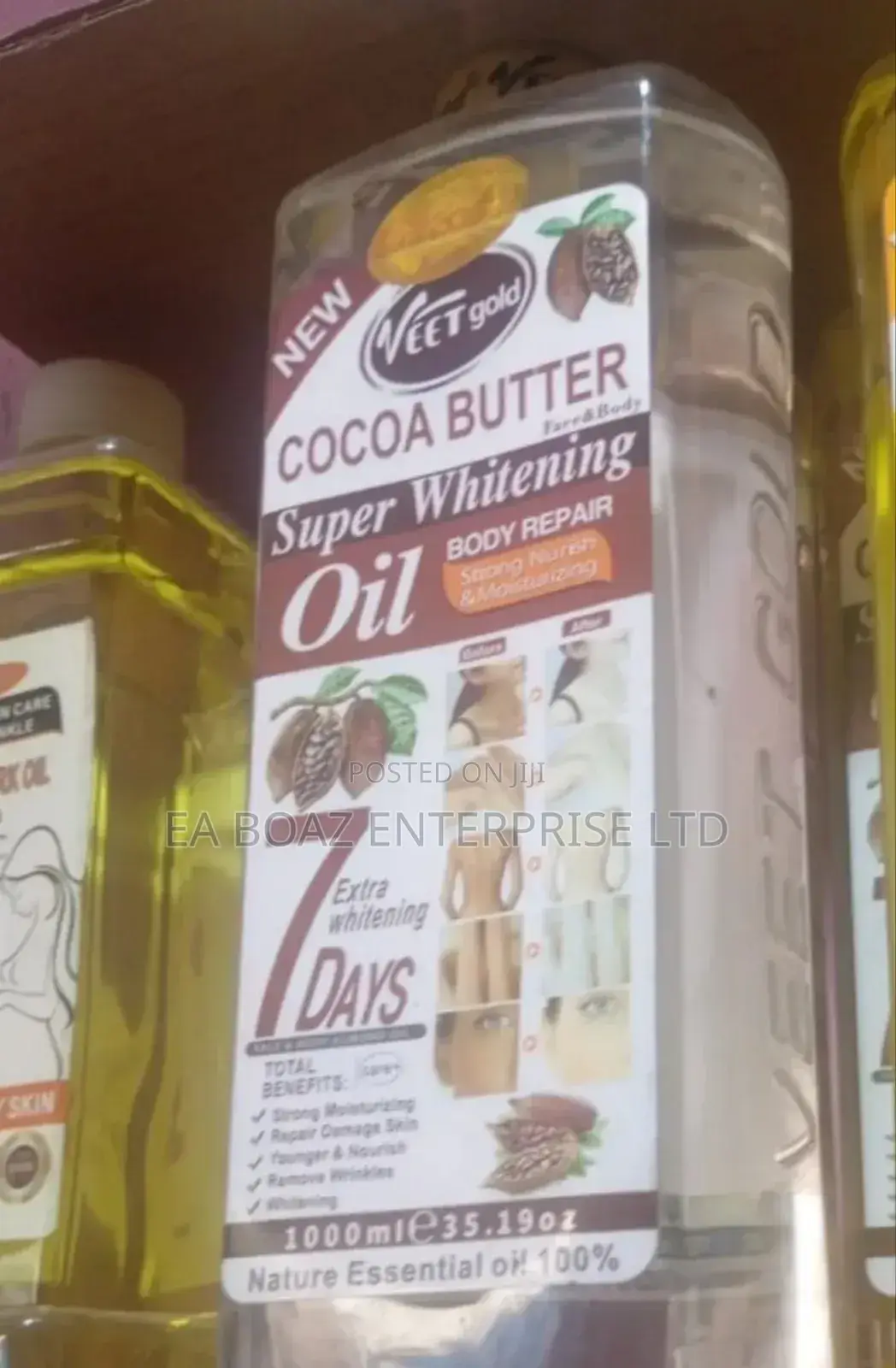 Veet Gold Cocoa Butter Super Whitening Oil, Body Oil 100ml