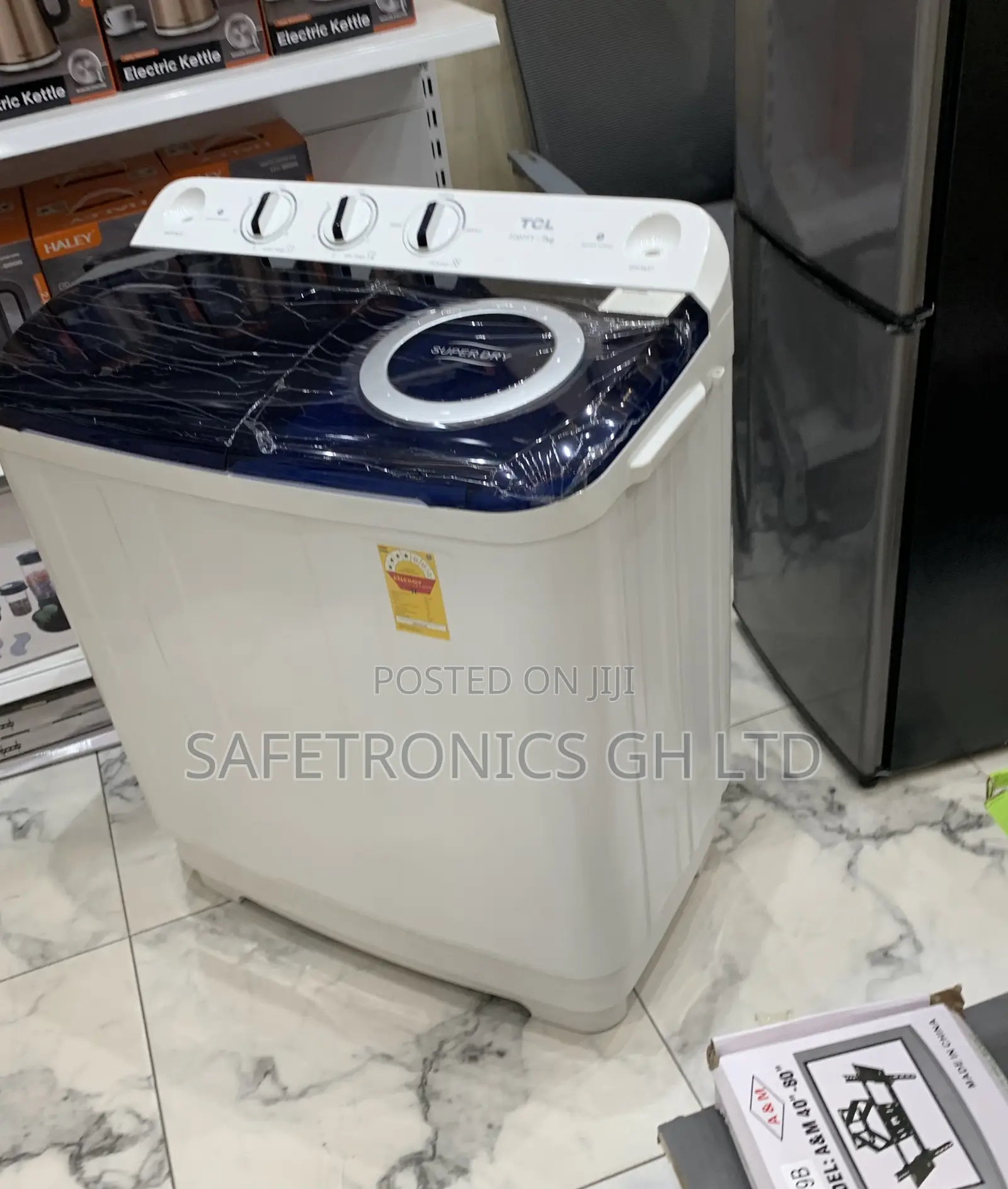 Extremely New TCL Semiautomatic 7kg Topload White Washingmachine