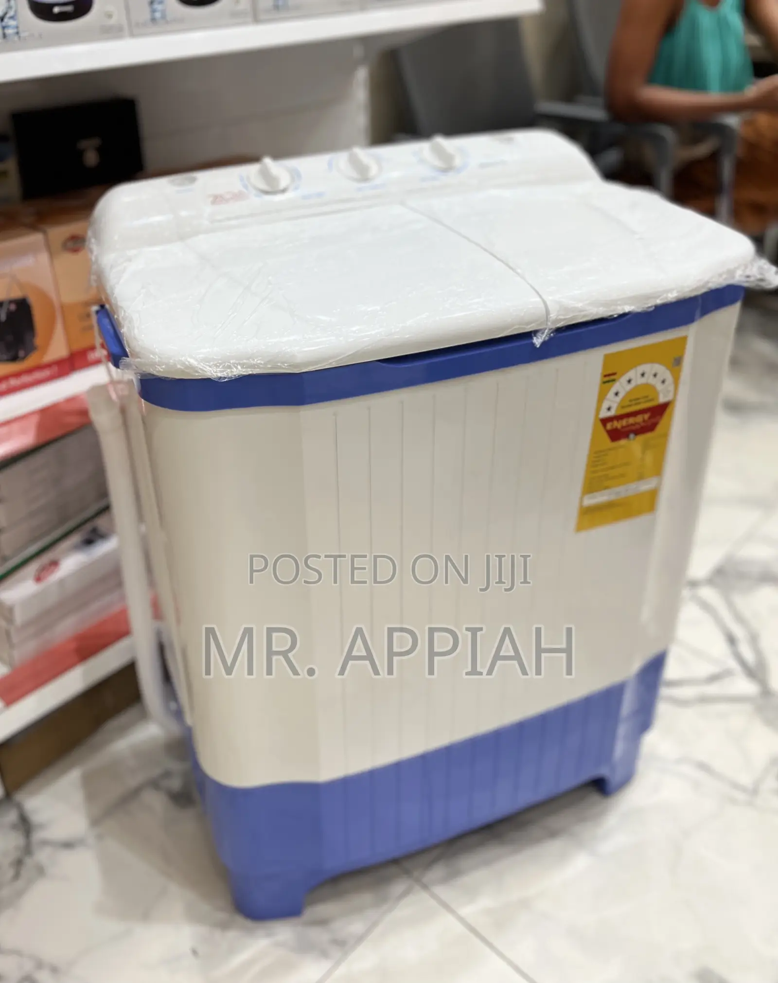 Buy Affordable Zara 7kg Electric Washing Machine + Spin Dry.