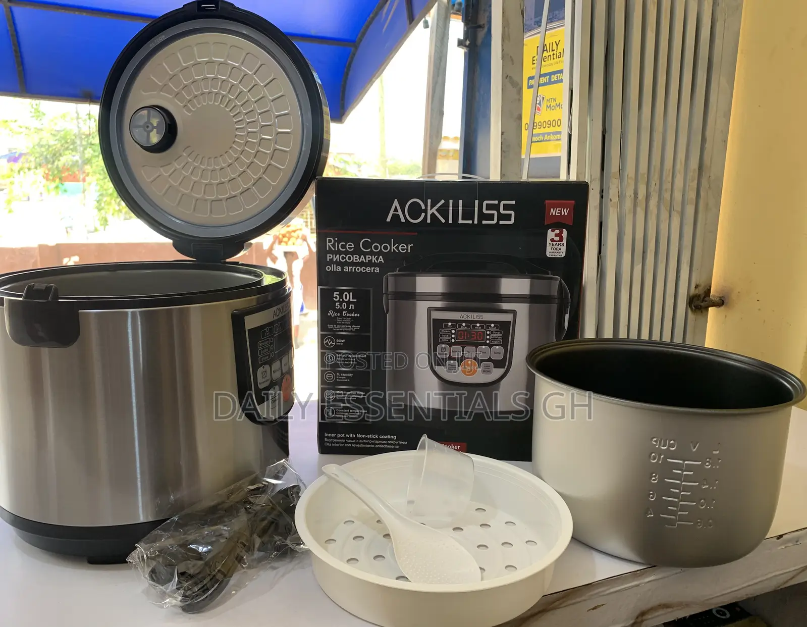Original Ackiliss 5l Smart Rice Cooker