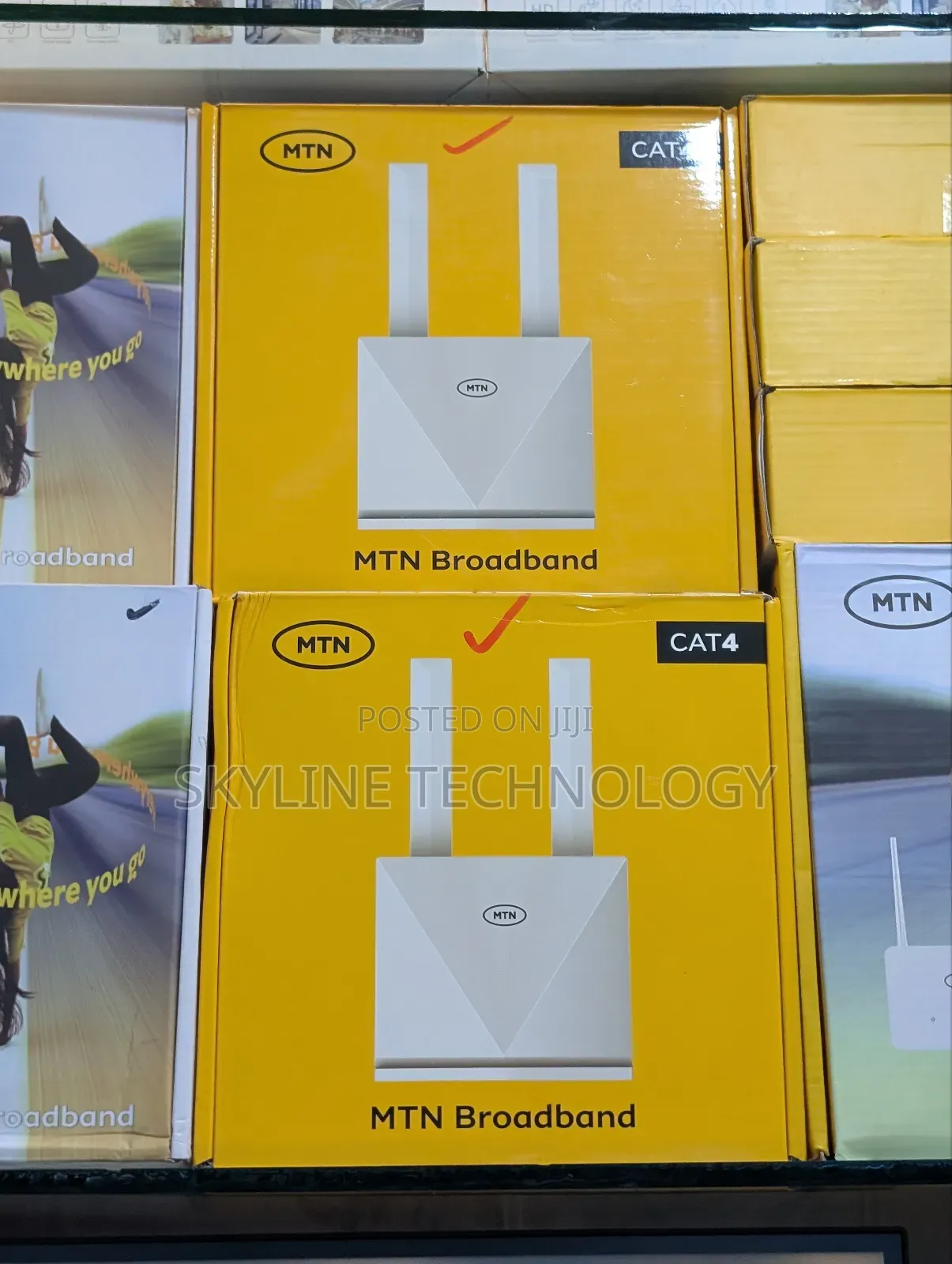 MTN Cat 4 Broadband Universal Router With Power Bank.