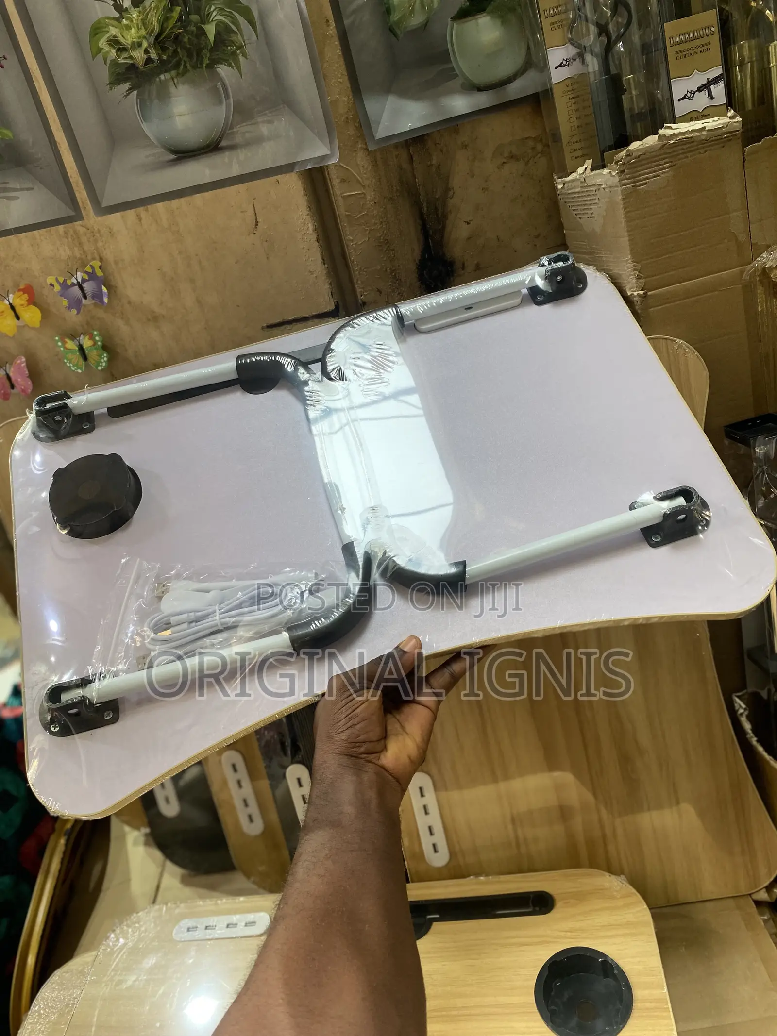 Laptop Table With Usb Ports And Accessories
