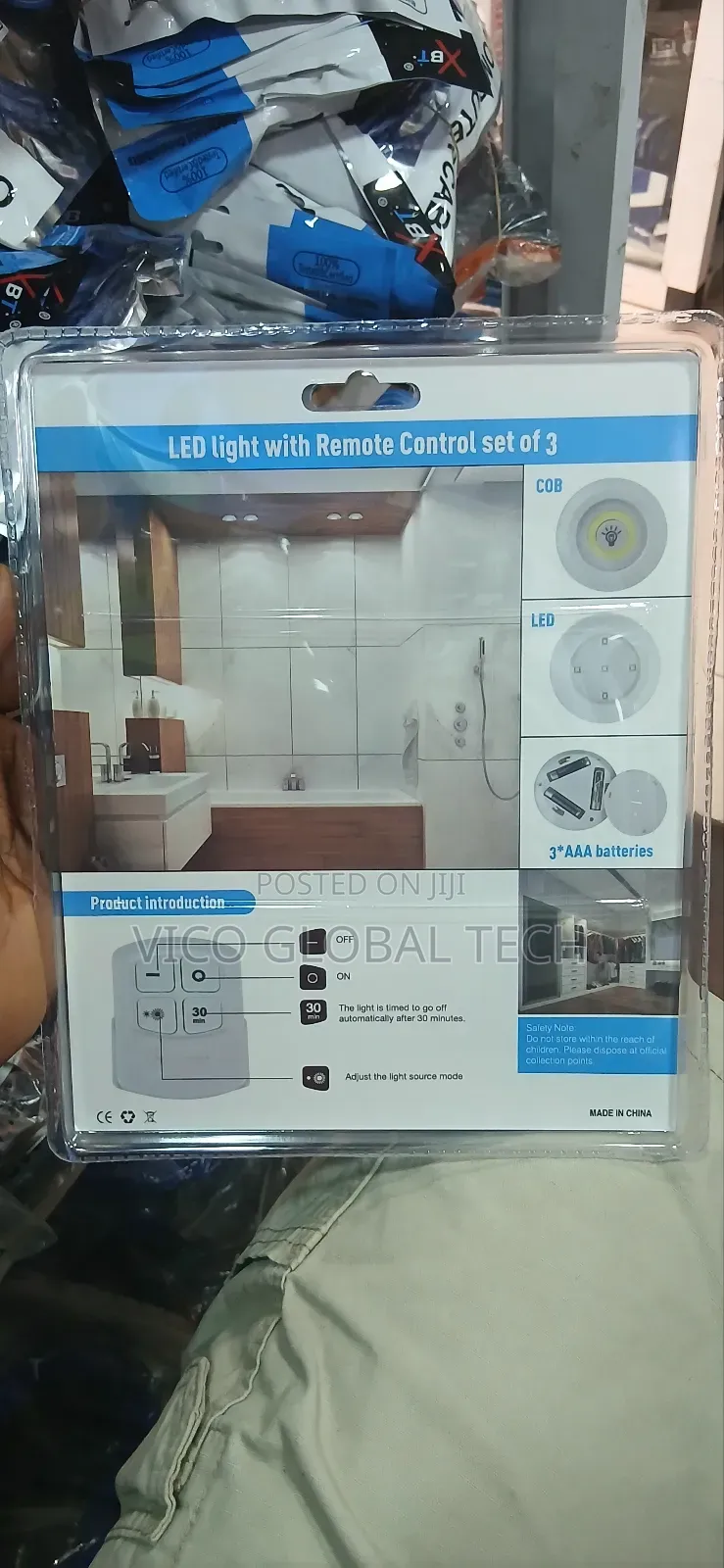 Led Light With Remote 3set