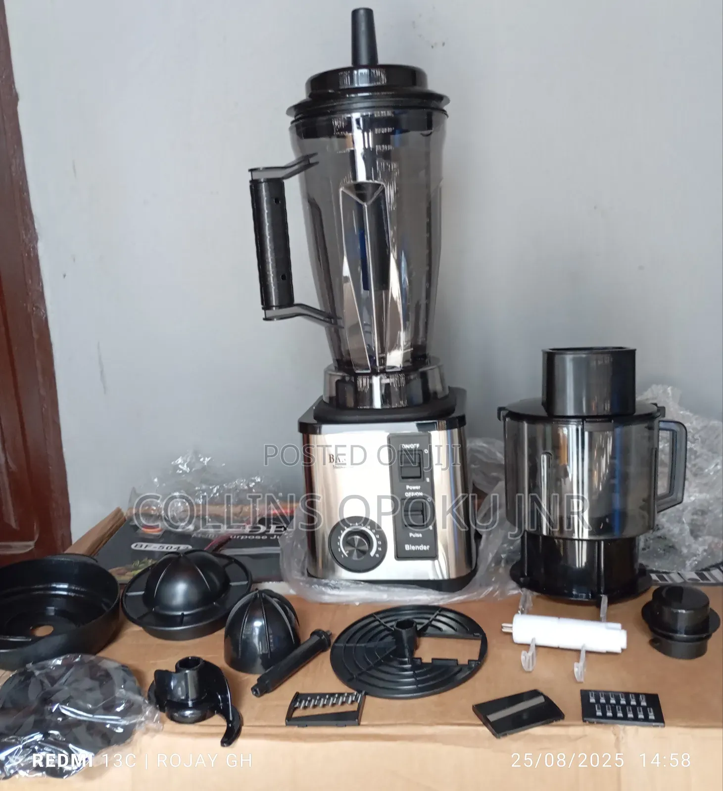 Heavy-Duty 8-in-1 Multi-Purpose Blender - 9500w - 3.0l