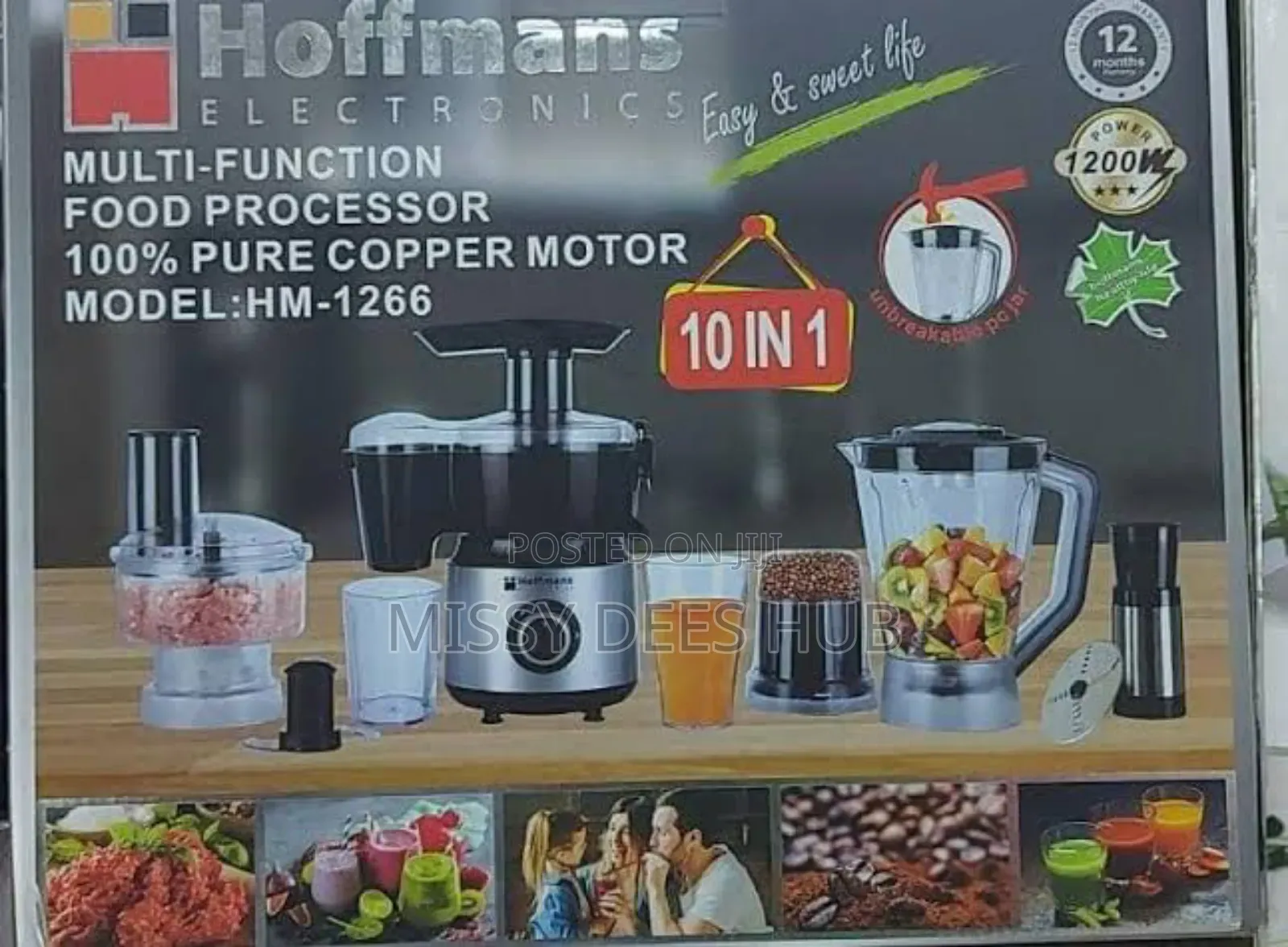 Hoffmans 10in1 Processor/ Blender