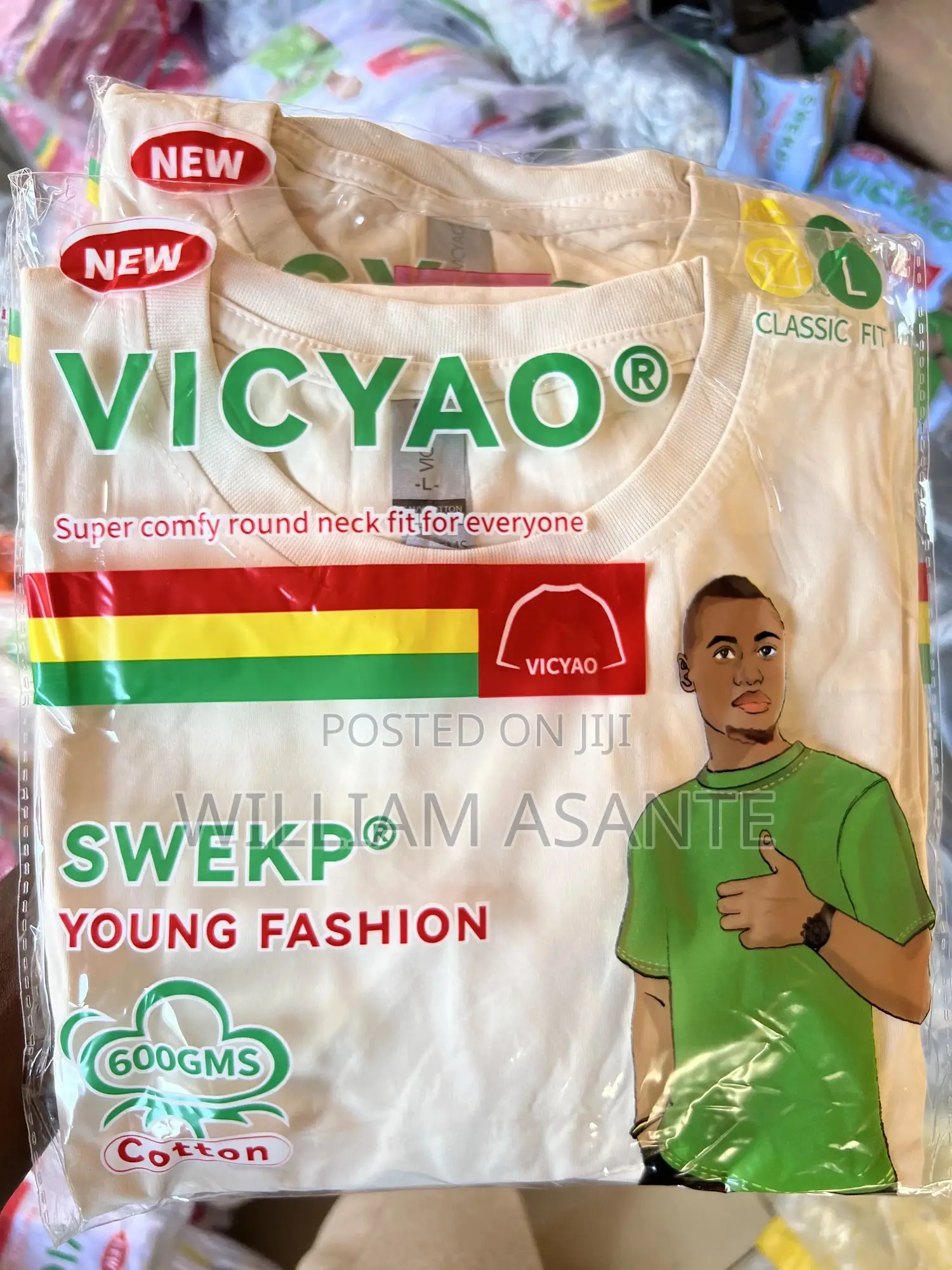 Unisex Vicyao Plain T Shirts