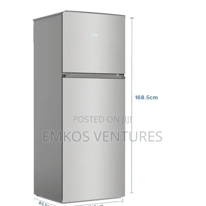 Sigma Fridge Top Mount STMF-A420w-400l Silver