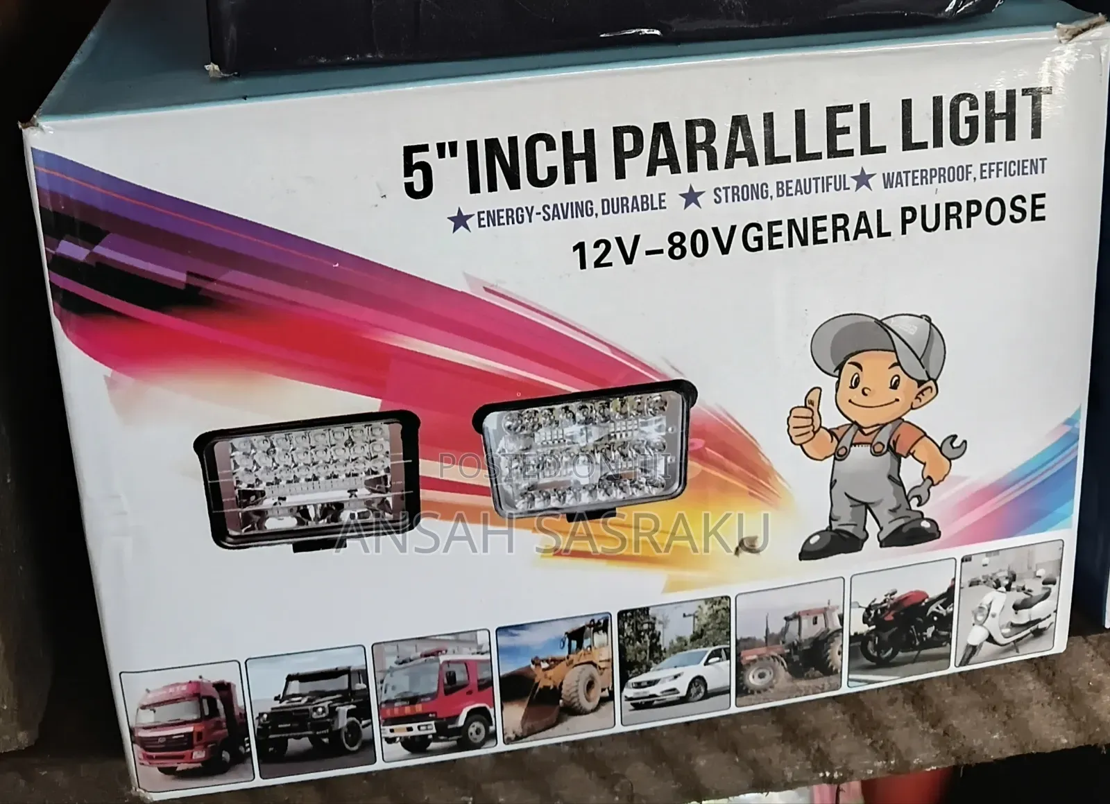 Original Piston Rings, Connecting Main Bearings, Gaskets, Led Light