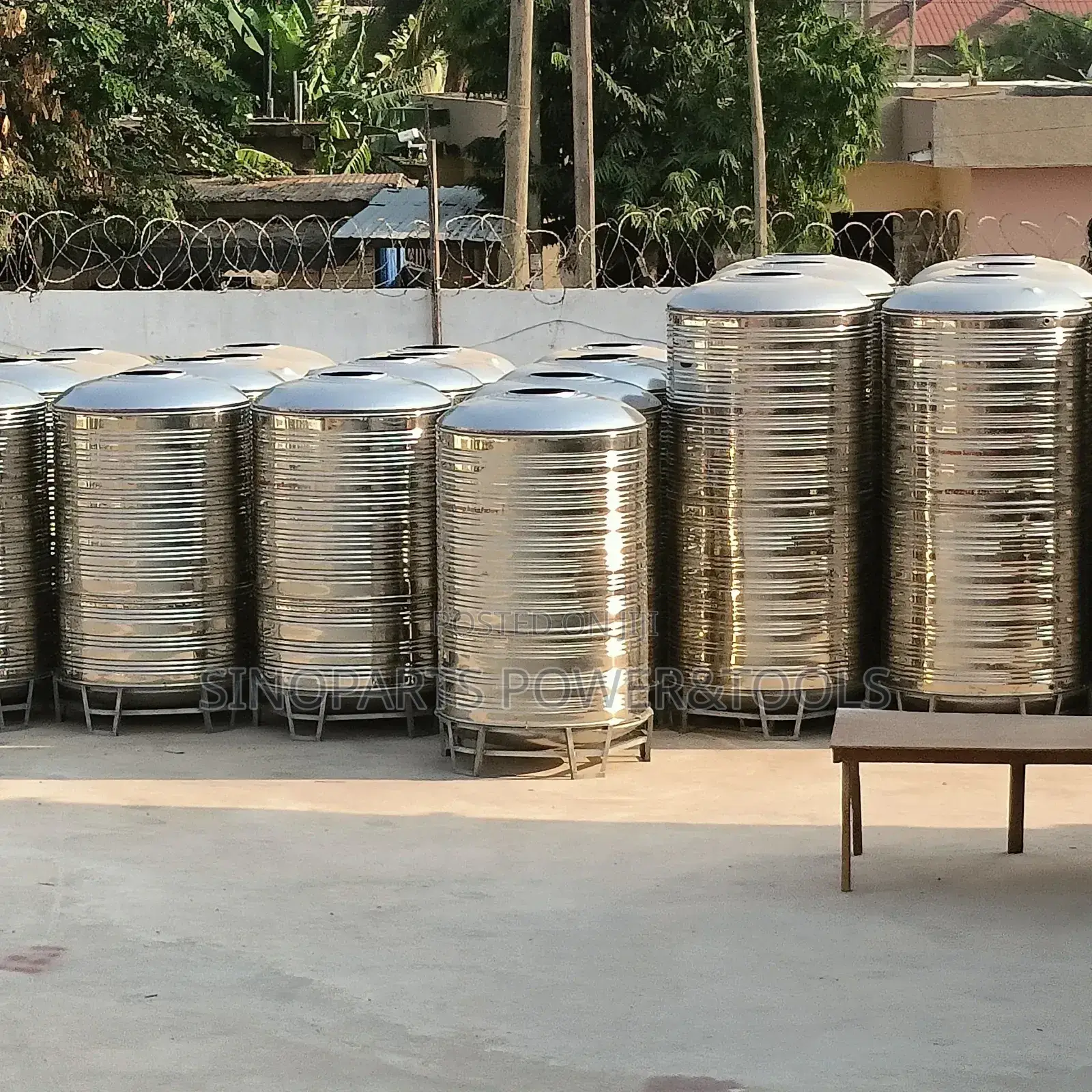 1500L 304 Stainless Steel Water Tank Rust Free Heavy Duty