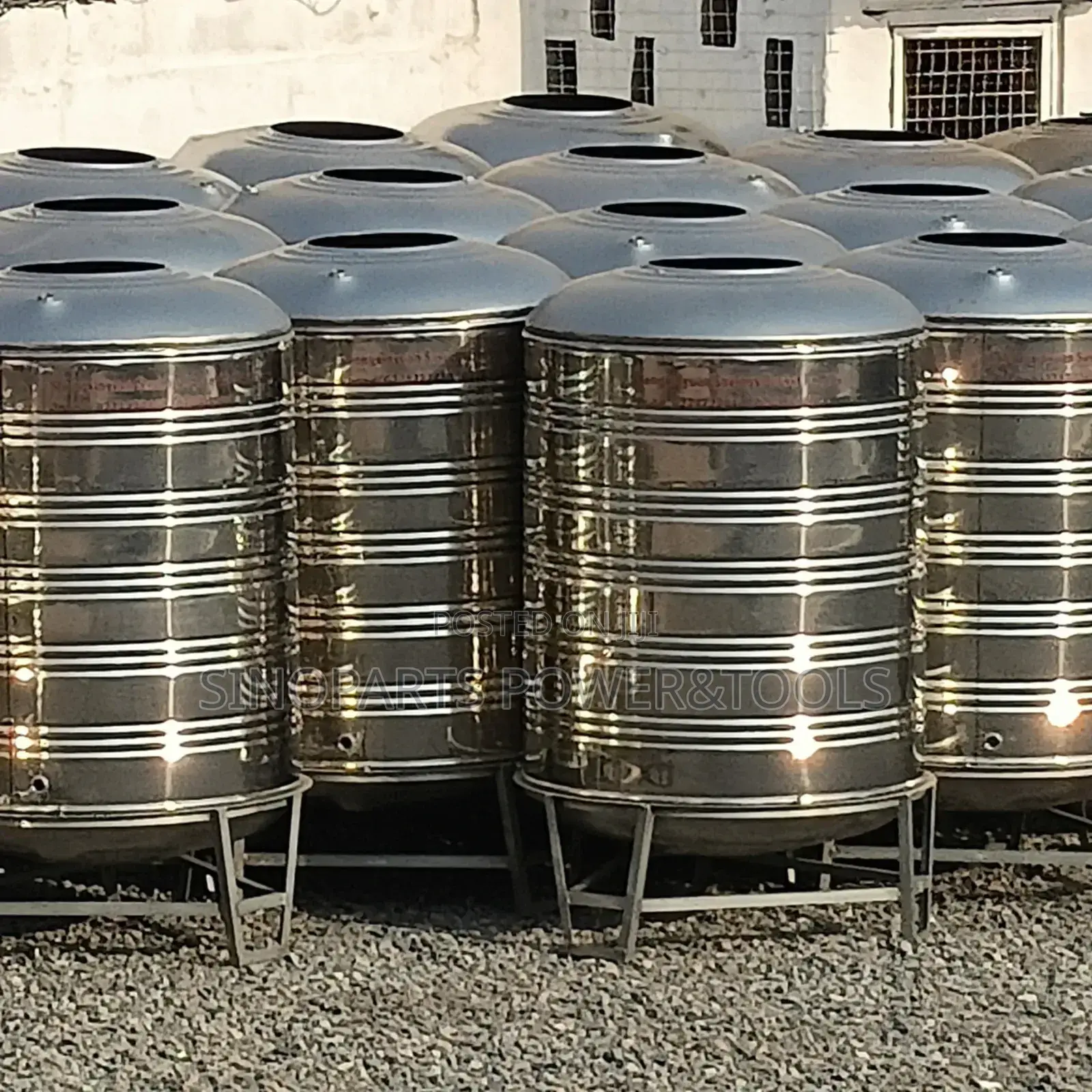 1500L 304 Stainless Steel Water Tank Rust Free Heavy Duty