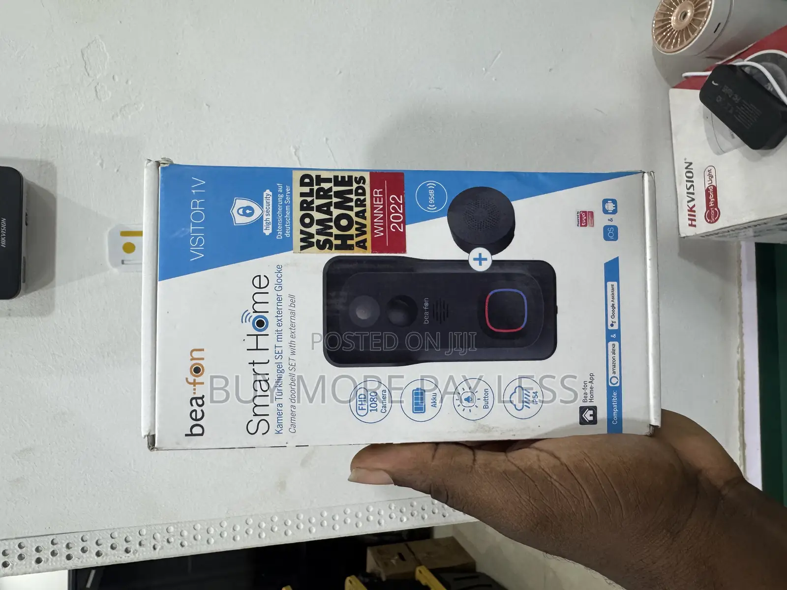 Smart Doorbell Wireless Video Camera W External Bell.Befon Visitors V1