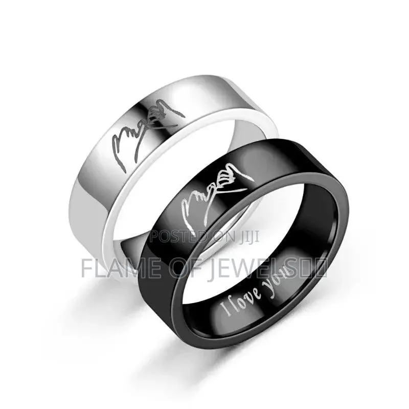 Pinky Love Rings for Couple
