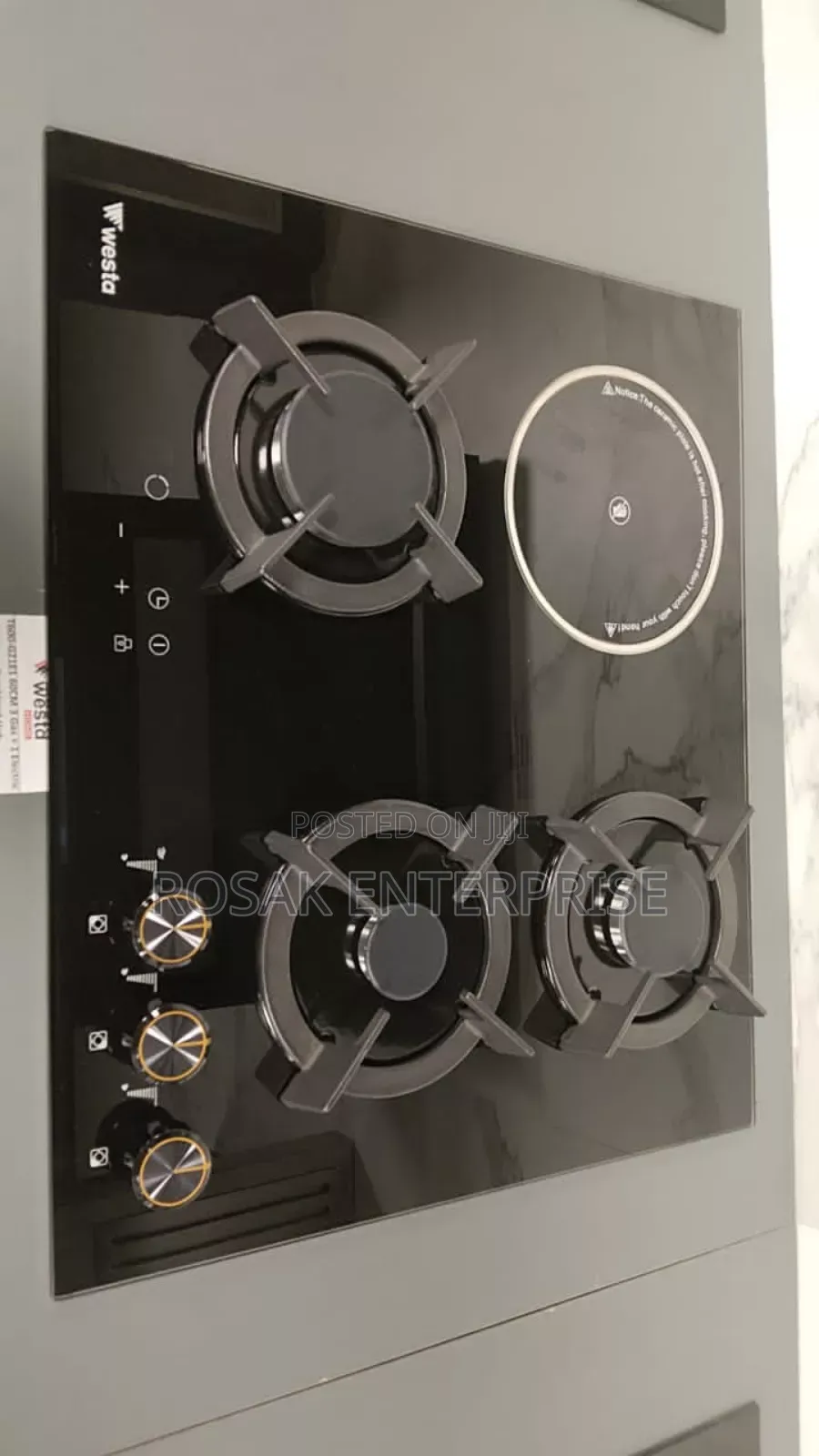 60cm 3gas + 1 Electric Combined Hob