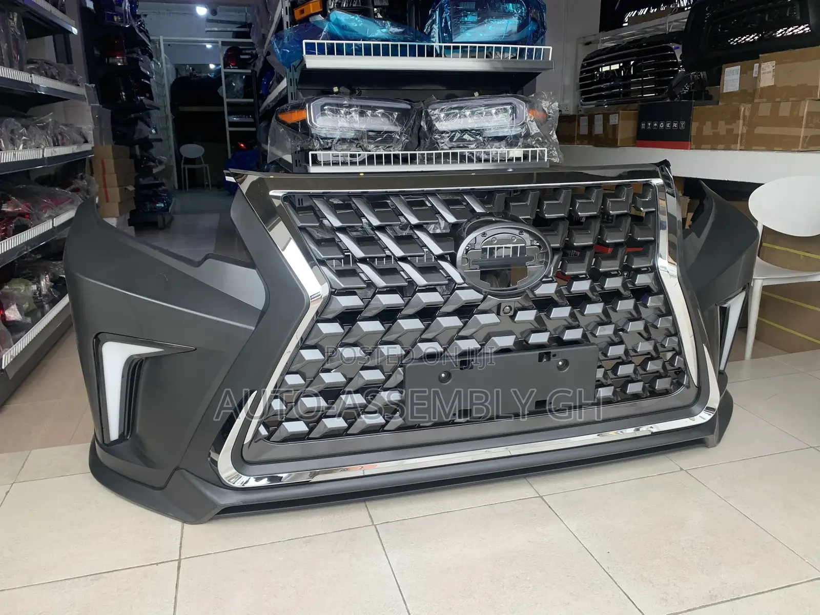Land Cruiser Prado 2018-2021 Front Bumper (Lexus Style)