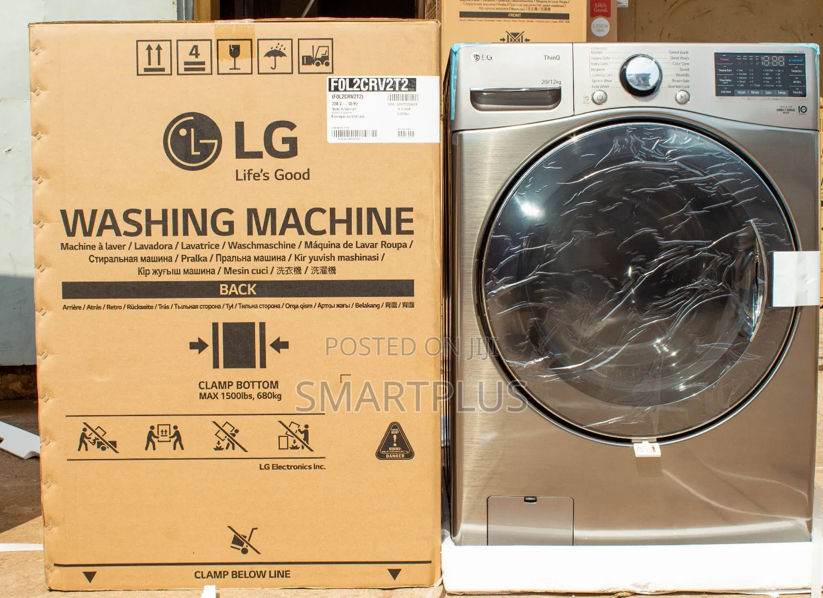 Original Lg 20kg /12 Kg Washer Dryer F0l2crv2t2 Washing Machine